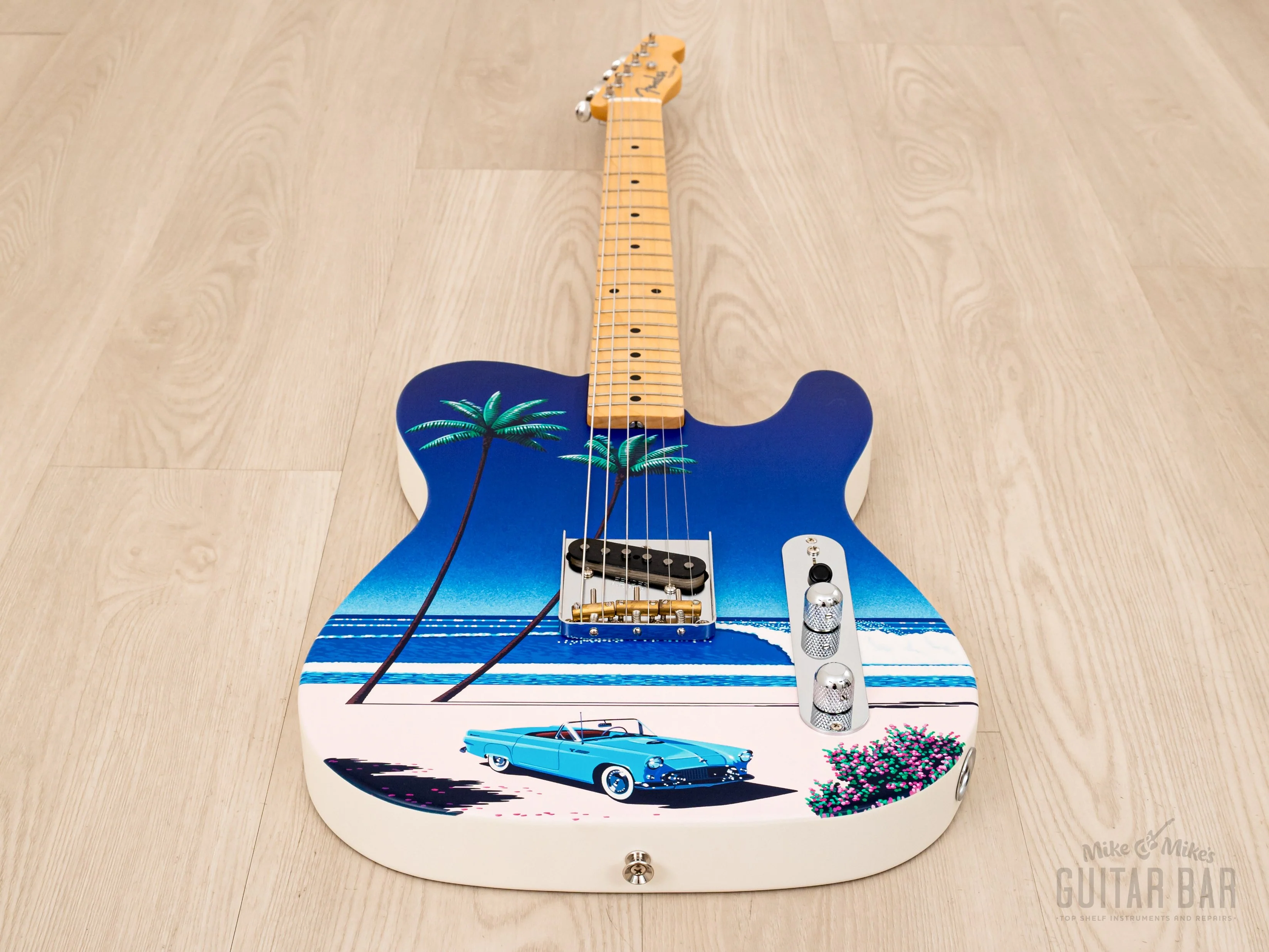 2022 Fender Japan Art Canvas Esquire Hiroshi Nagai No 1, Mint w/ Case & Hangtags, 1 of 30 - Image 9