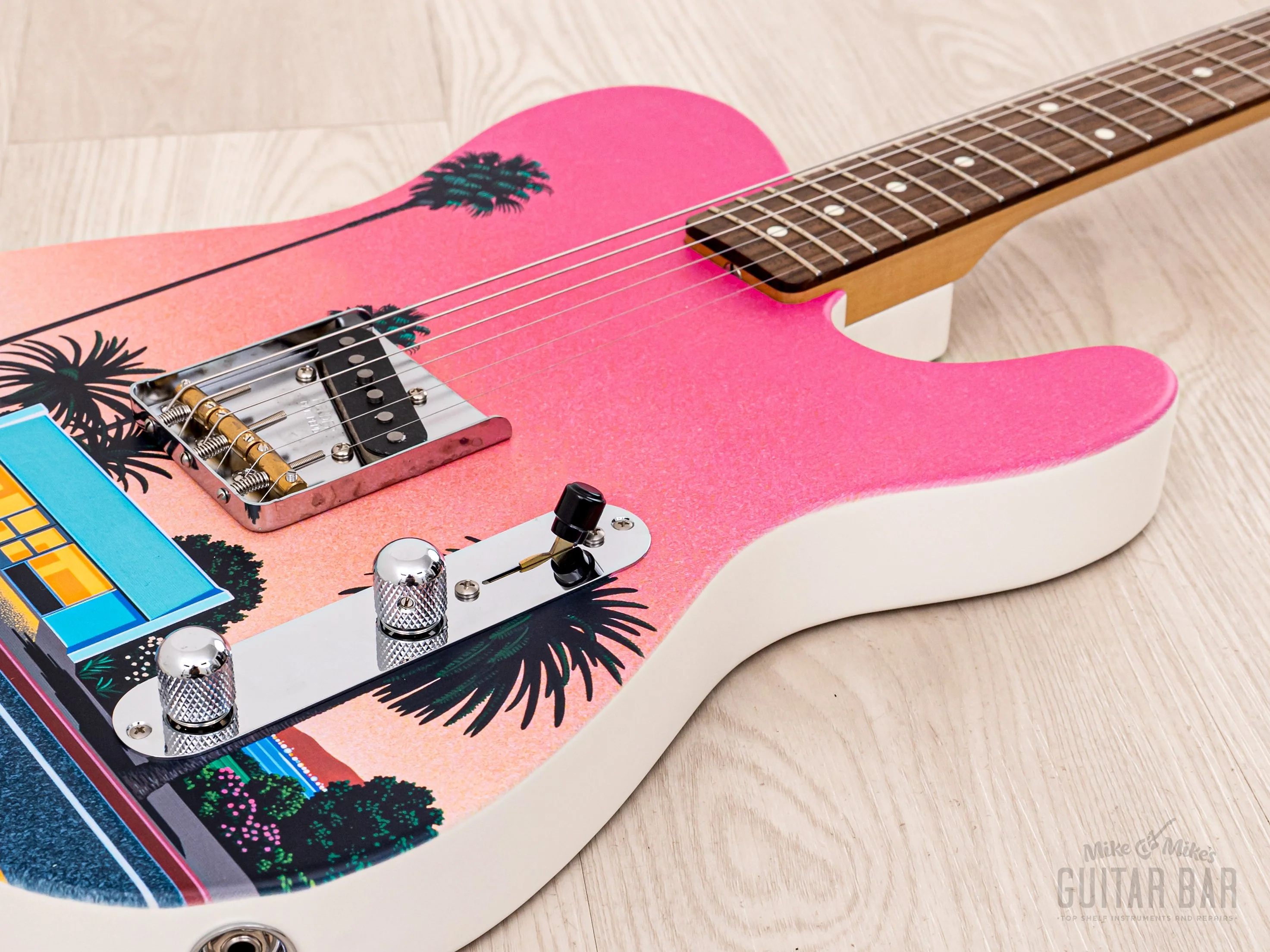 2022 Fender Japan Art Canvas Esquire Hiroshi Nagai No 2, Mint w/ Case & Hangtags, 1 of 30 - Image 6