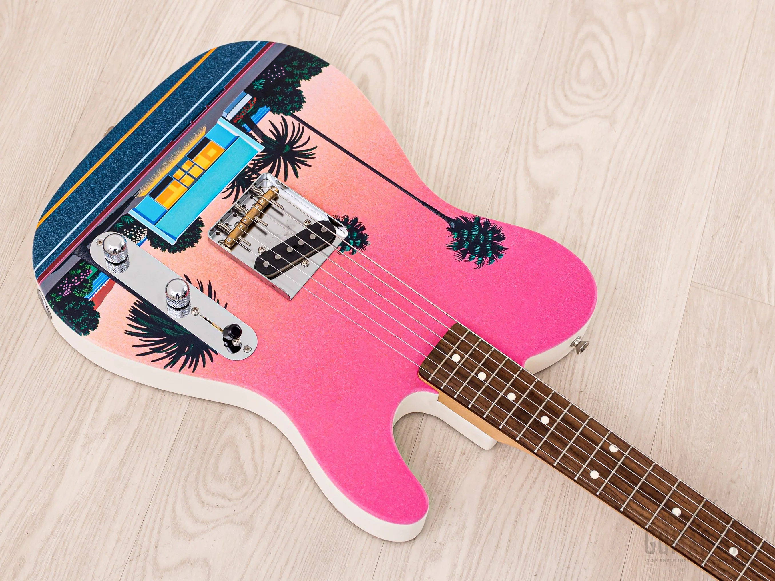 2022 Fender Japan Art Canvas Esquire Hiroshi Nagai No 2, Mint w/ Case & Hangtags, 1 of 30 - Image 8