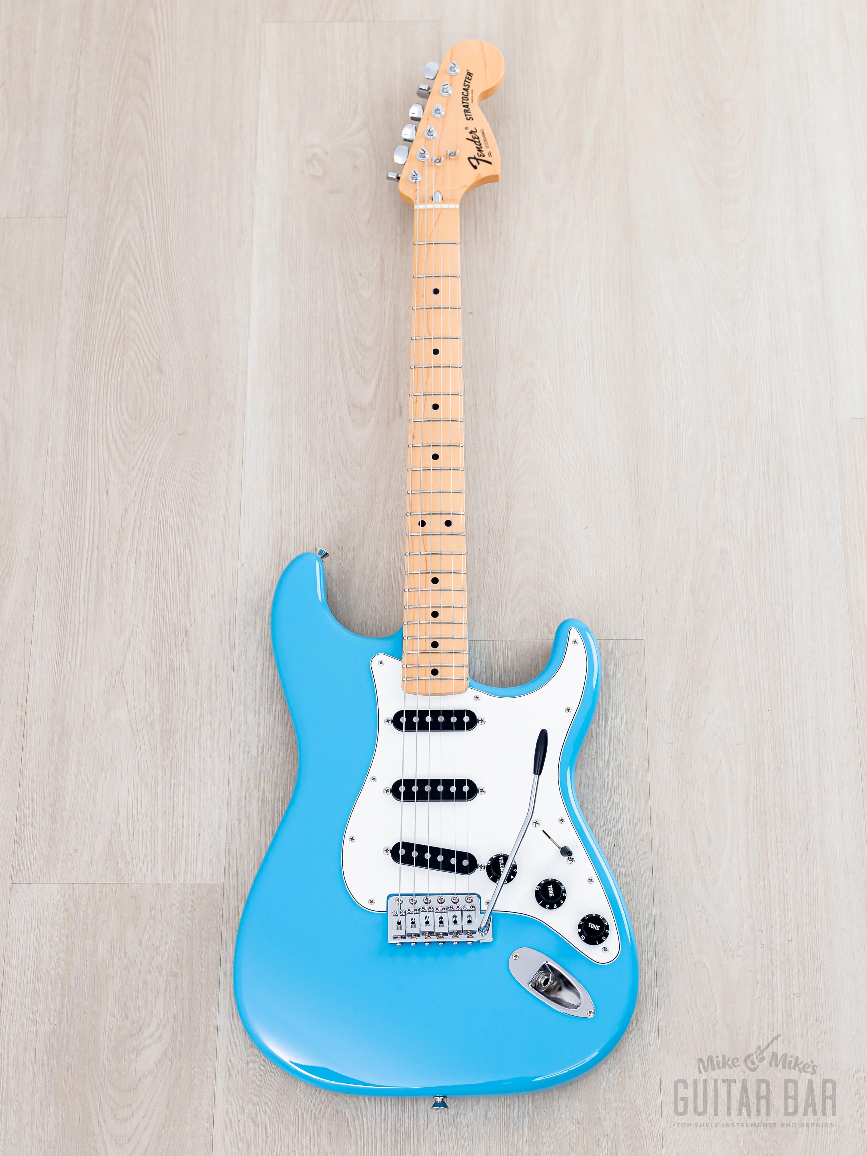 2022 Fender Japan Limited International Color Series Stratocaster Maui Blue - Image 2