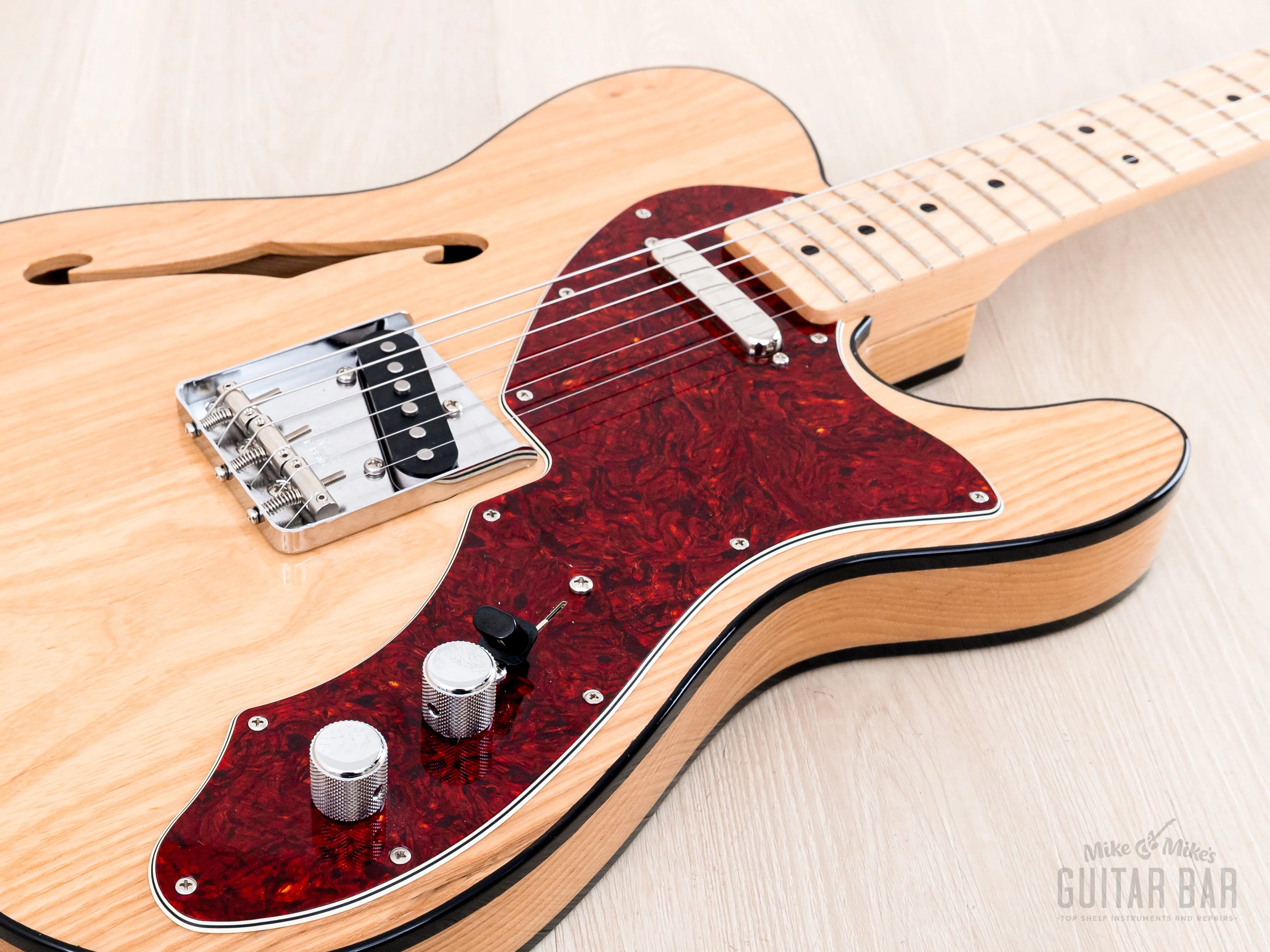 2022 Fender Traditional II ‘60s Telecaster Thinline FSR Natural w/ Binding, Japan MIJ - Image 6