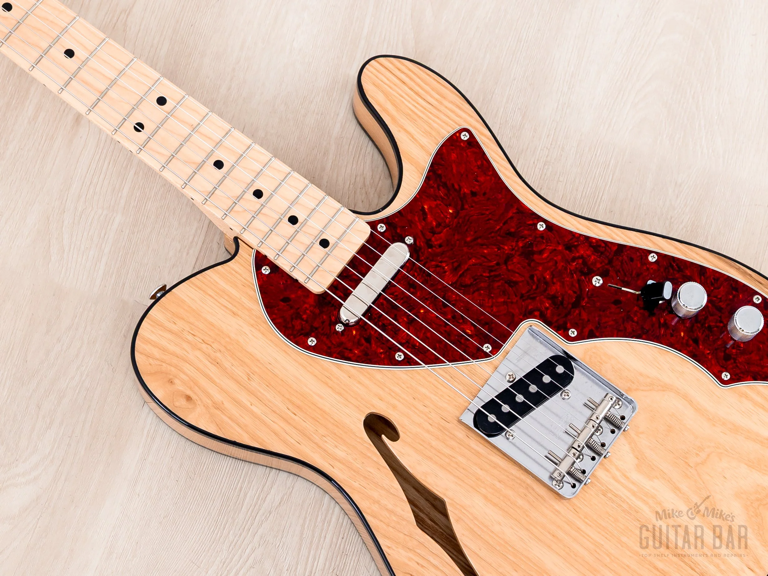 2022 Fender Traditional II ‘60s Telecaster Thinline FSR Natural w/ Binding, Japan MIJ - Image 7