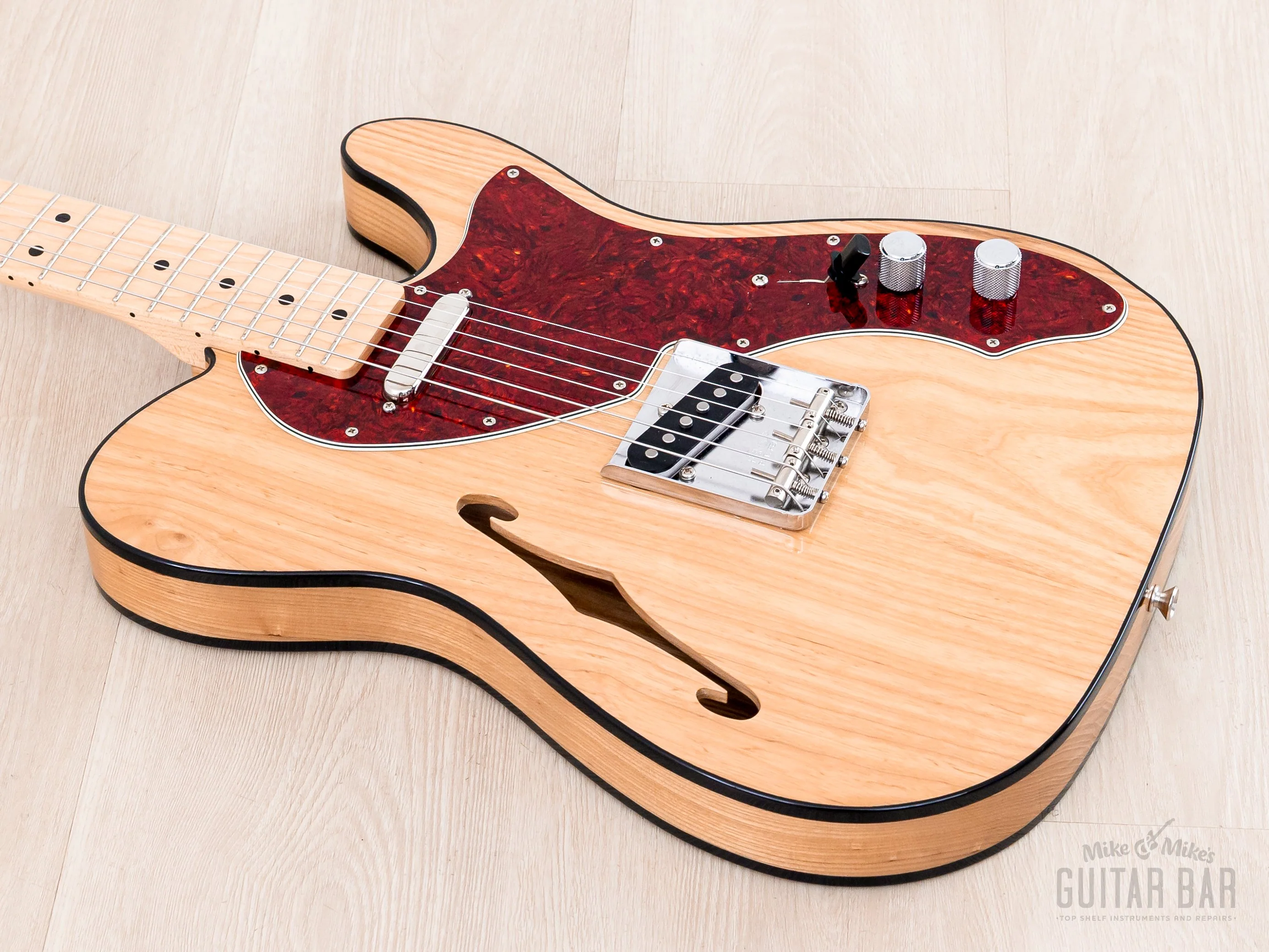 2022 Fender Traditional II ‘60s Telecaster Thinline FSR Natural w/ Binding, Japan MIJ - Image 9