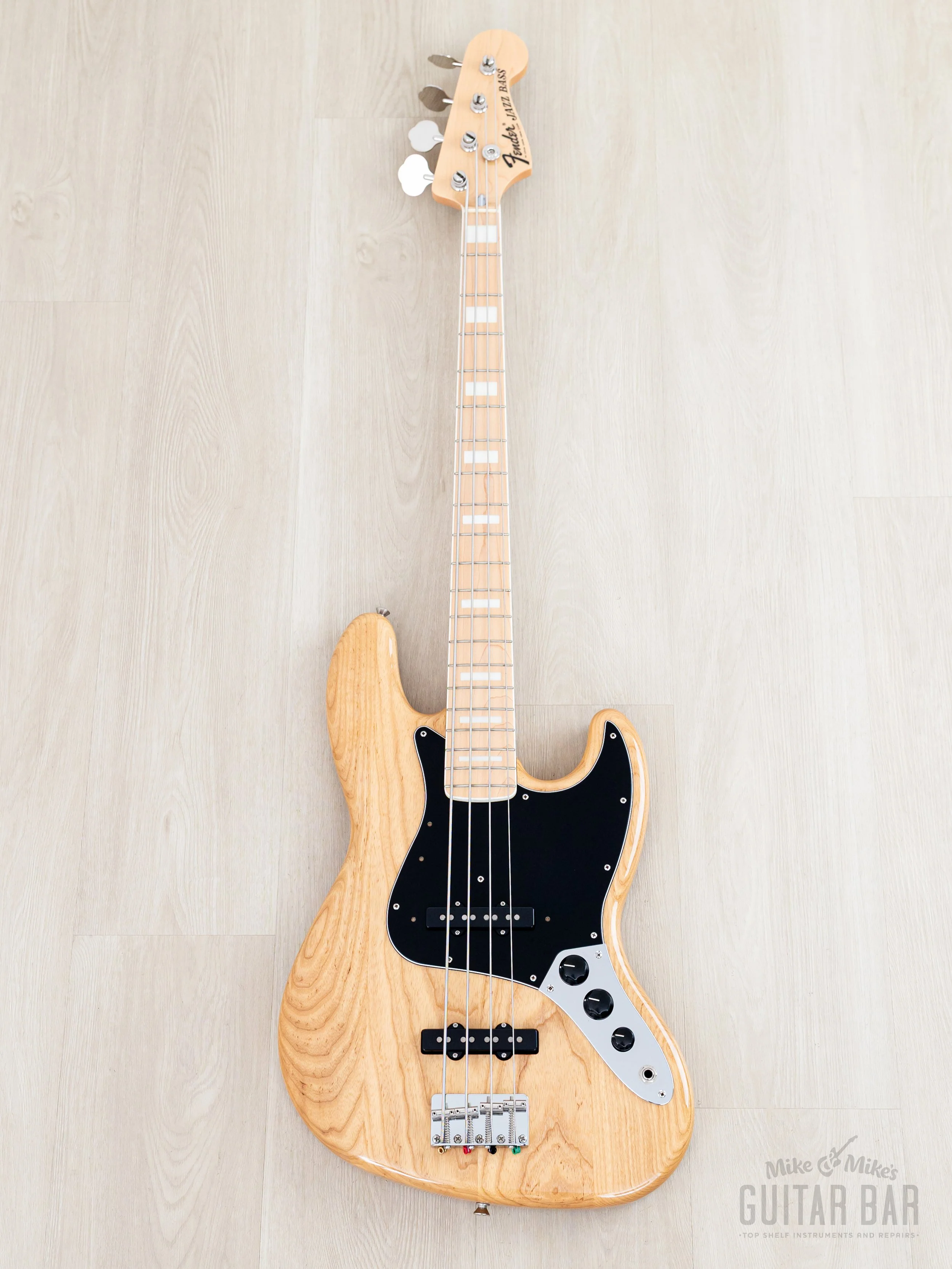 2022 Fender Traditional II ‘70s Jazz Bass Natural Ash Near-Mint w/ Hangtag, Japan MIJ - Image 2