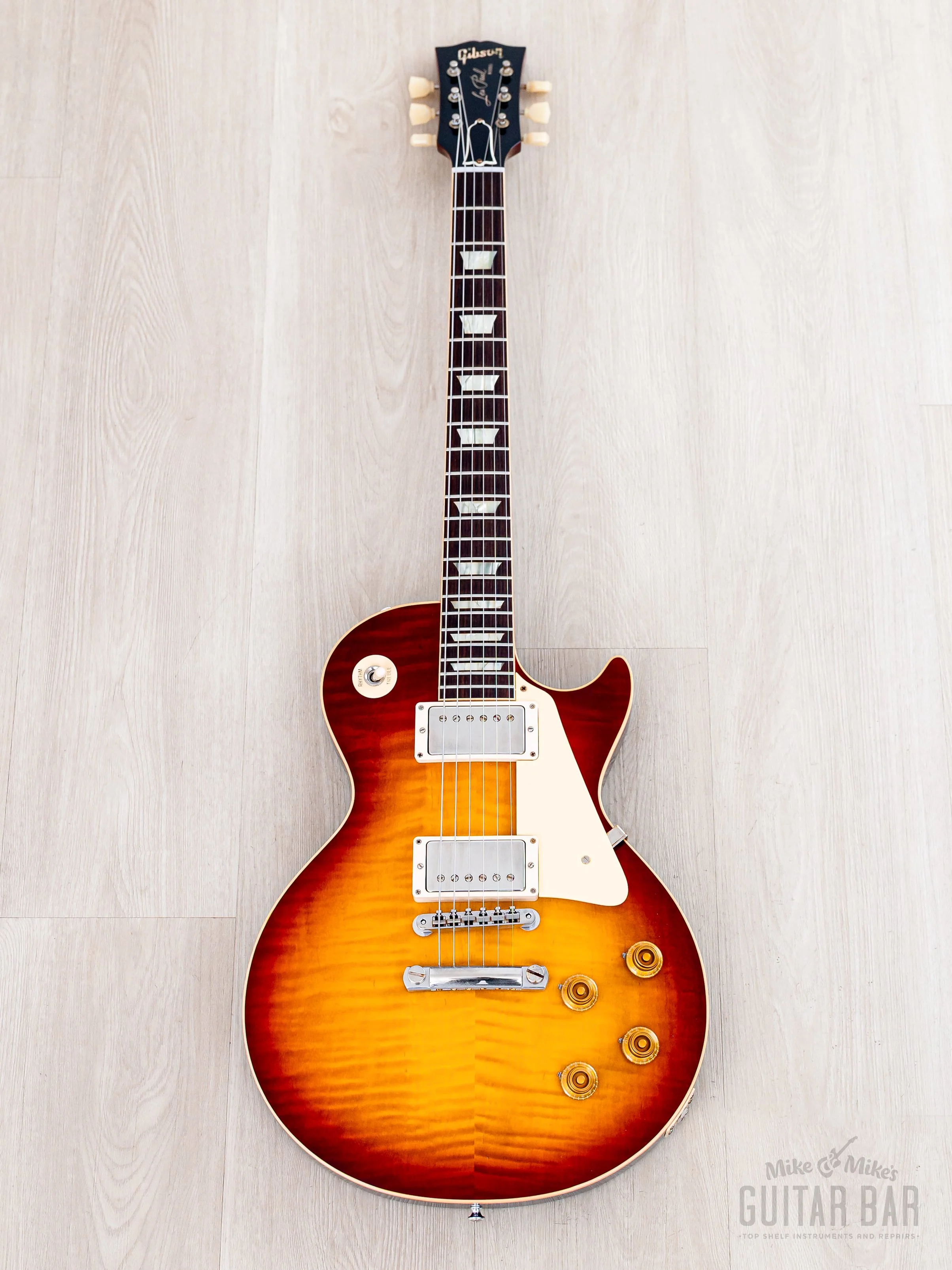 2022 Gibson Custom Shop Historic 1959 Les Paul Standard R9 70th Anniversary VOS Factory Burst - Image 2