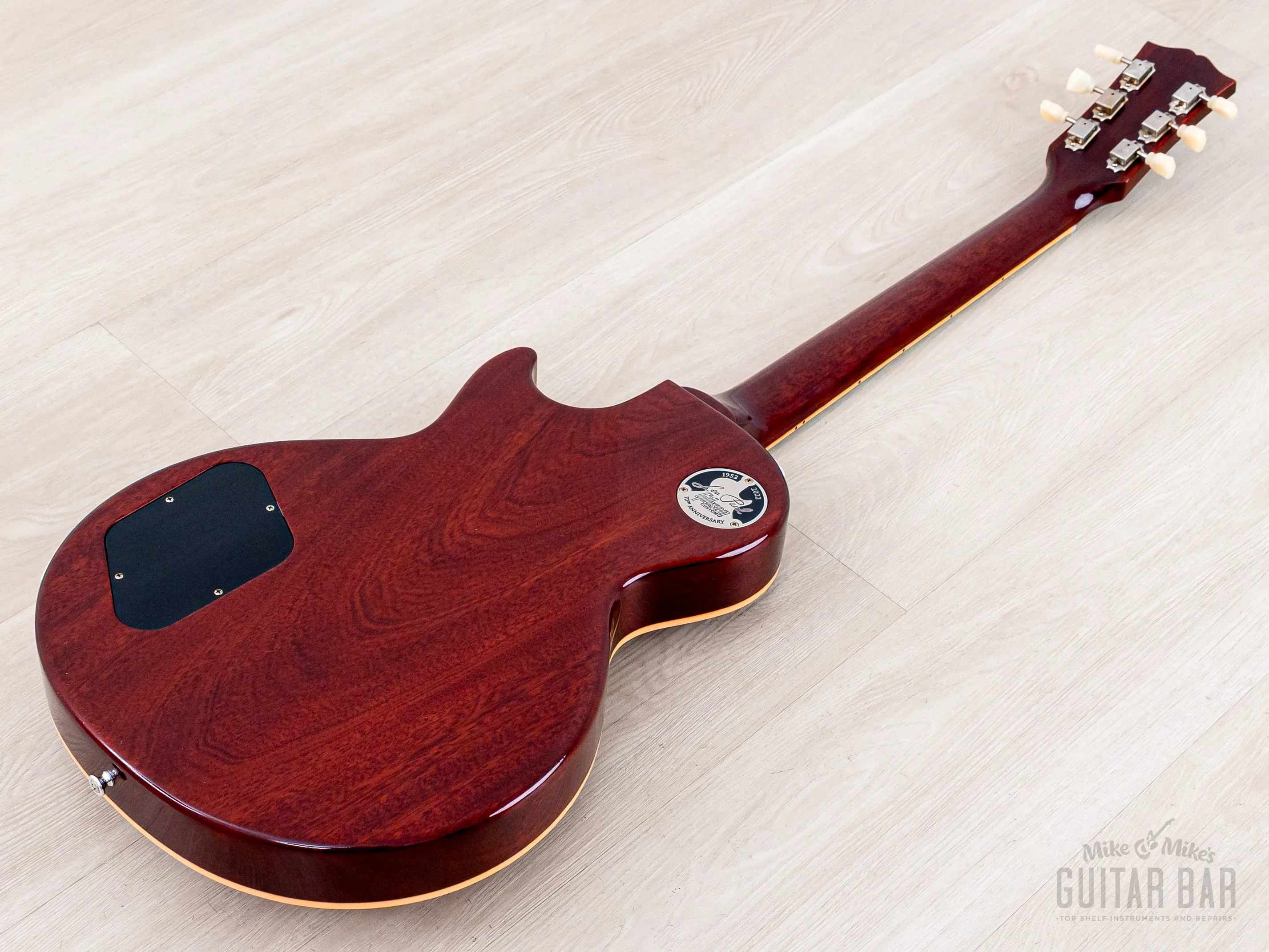 2022 Gibson Custom Shop Historic 1959 Les Paul Standard R9 70th Anniversary Washed Cherry Sunburst Gloss - Image 13