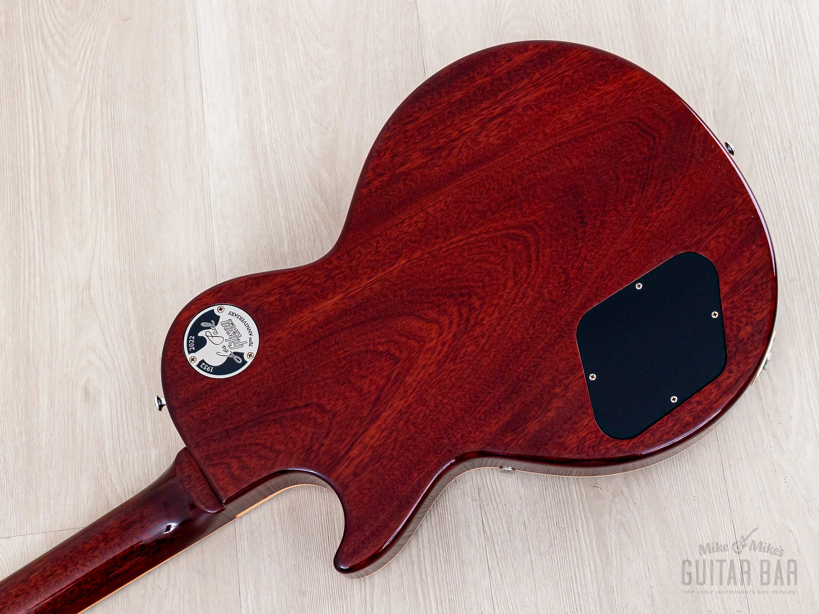 2022 Gibson Custom Shop Historic 1959 Les Paul Standard R9 70th Anniversary Washed Cherry Sunburst Gloss - Image 14