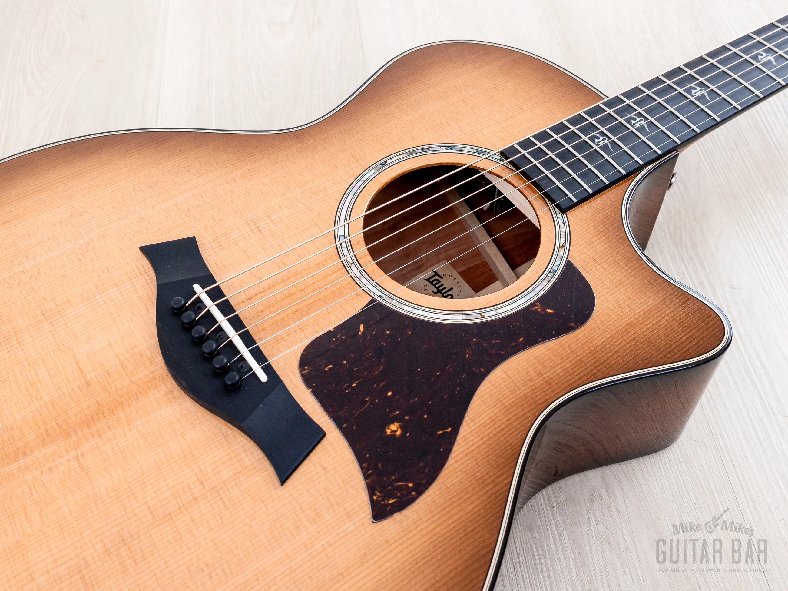 2022 Taylor 514ce Urban Ironbark Torrefied Sitka Spruce Shaded Edgeburst w/ Case - Image 7