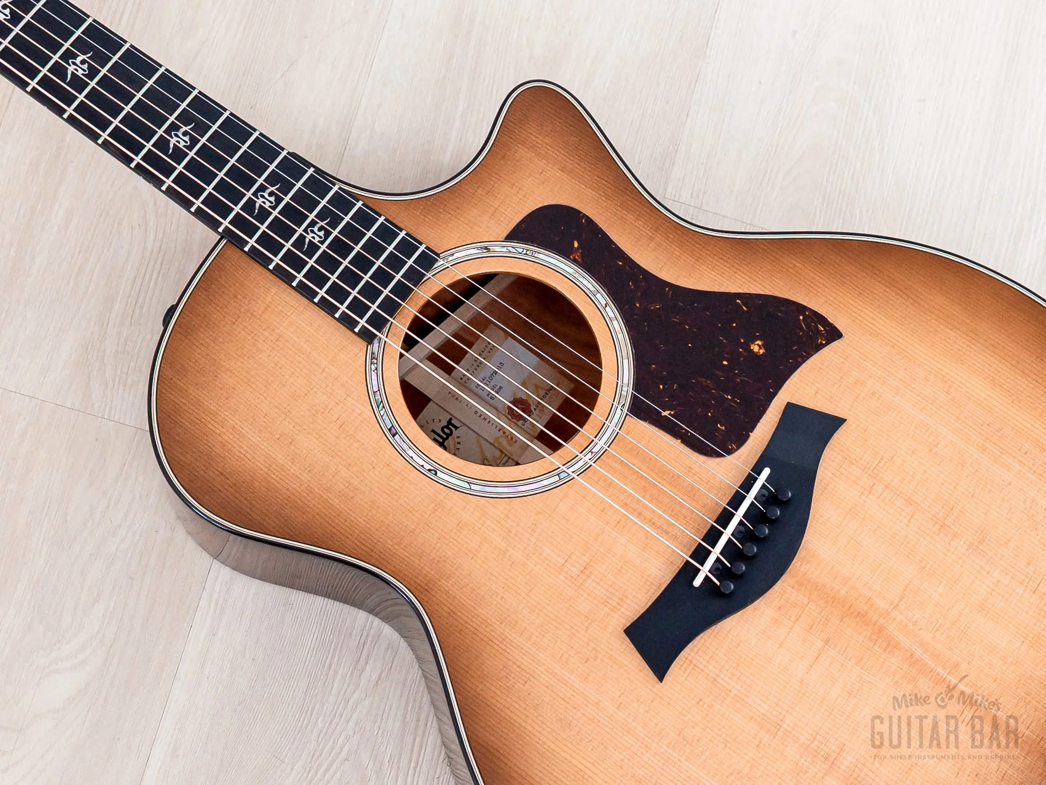 2022 Taylor 514ce Urban Ironbark Torrefied Sitka Spruce Shaded Edgeburst w/ Case - Image 8