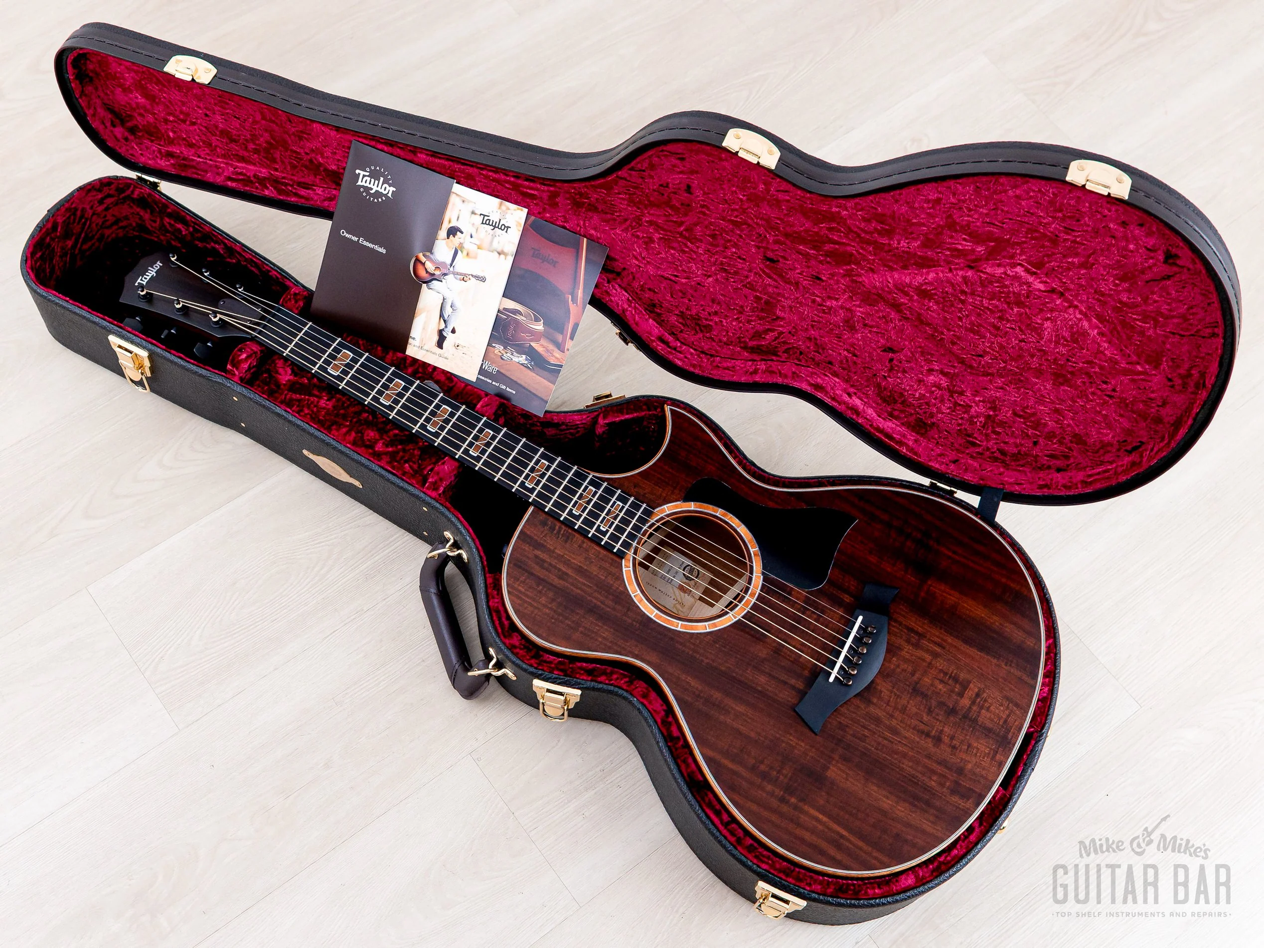 2022 Taylor Custom Grand Concert 12-Fret Flamed Tasmanian Blackwood w/ Florentine Cutaway - Image 20