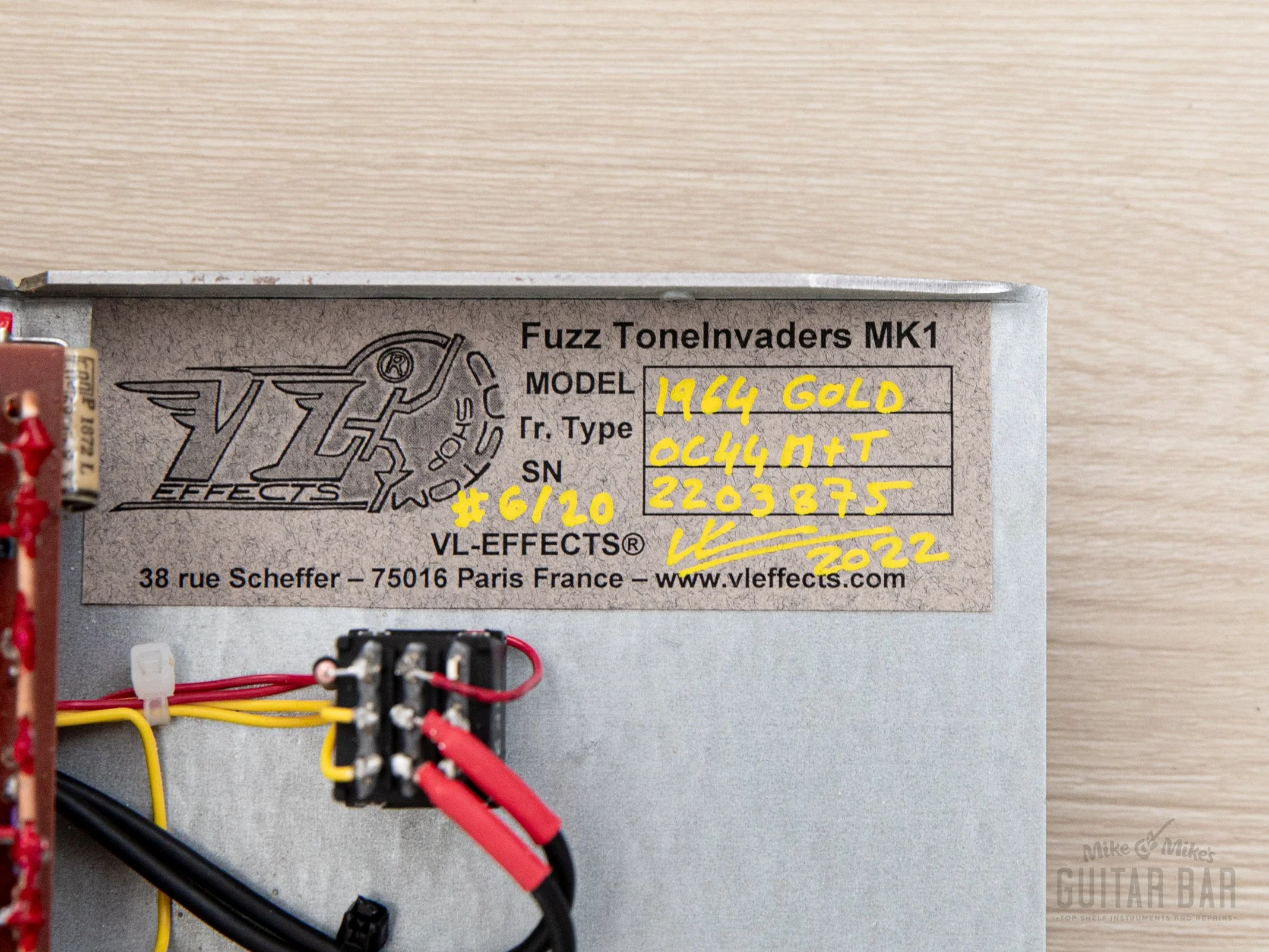 2022 VL Effects Tone Invaders 1964 MK-I LTD Tone Bender w/ Mullard OC44, 1 of 20 - Image 10