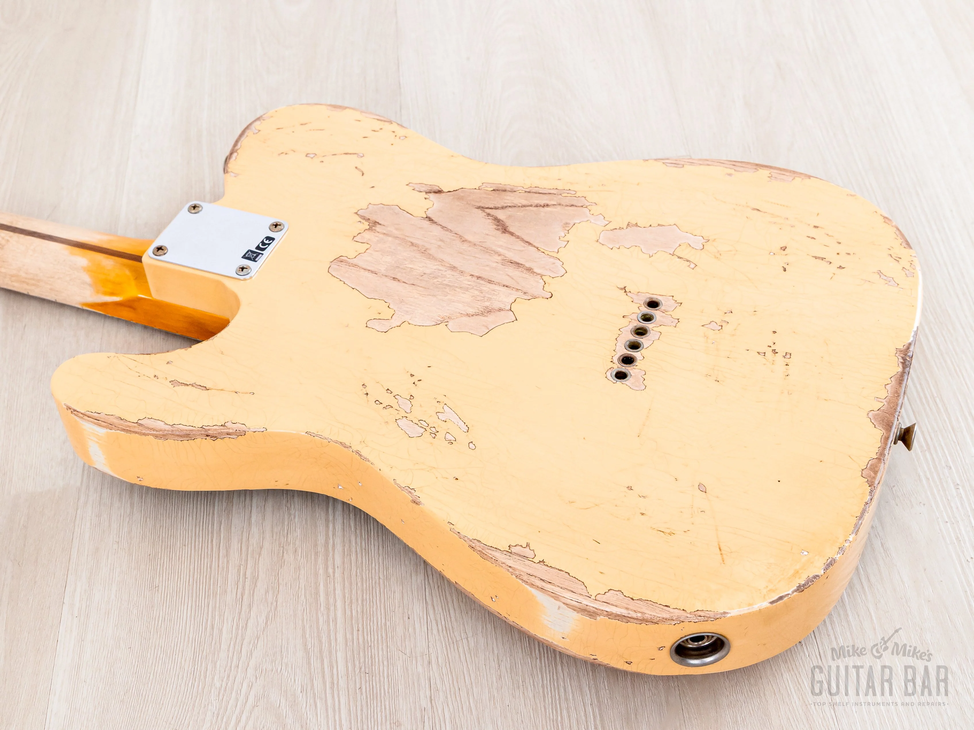 2023 Fender Custom Shop 1952 Telecaster Streamlined U Heavy Relic Nocaster Blonde w/ Case, CoA - Image 16
