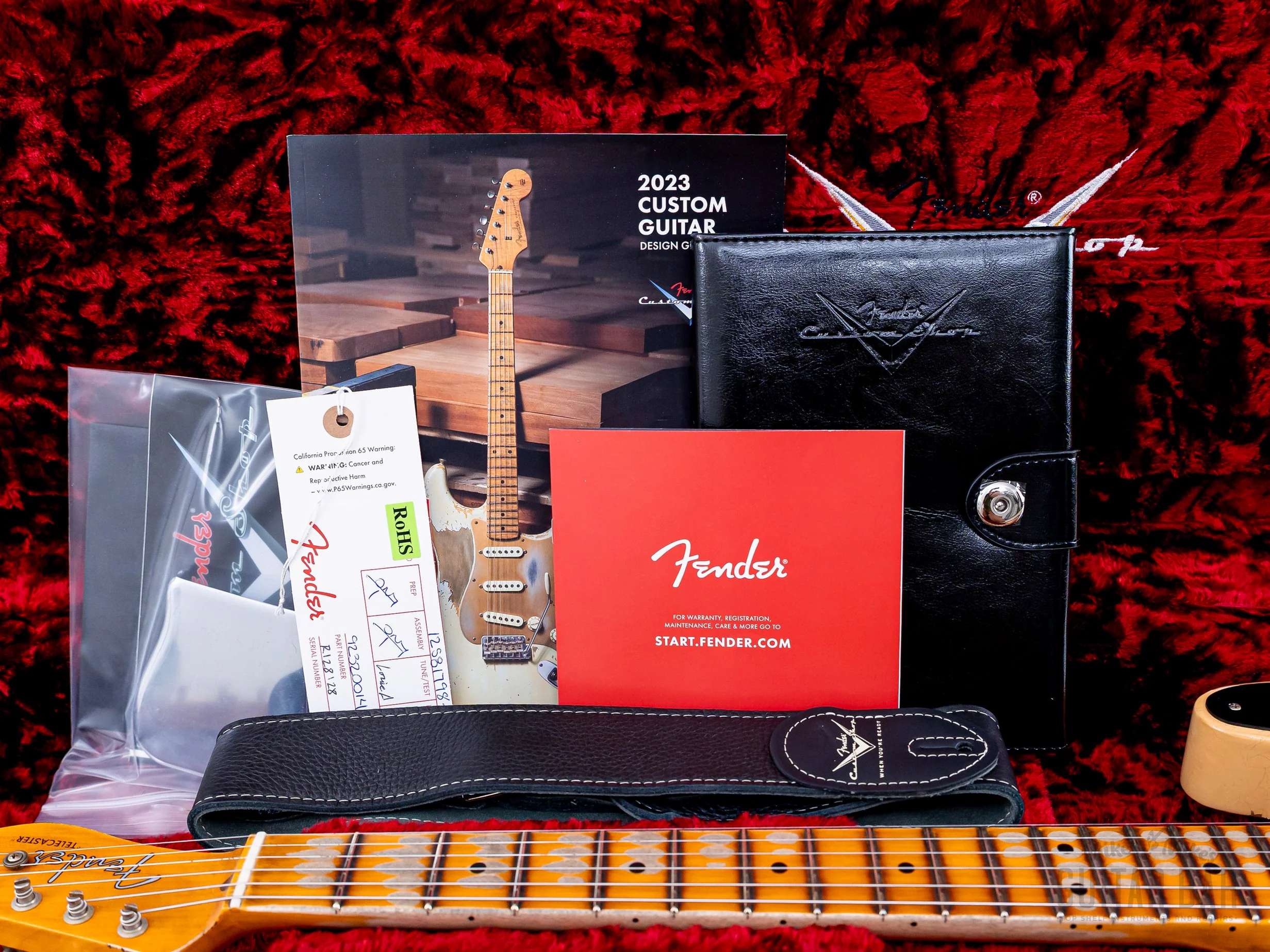 2023 Fender Custom Shop 1952 Telecaster Streamlined U Heavy Relic Nocaster Blonde w/ Case, CoA - Image 19