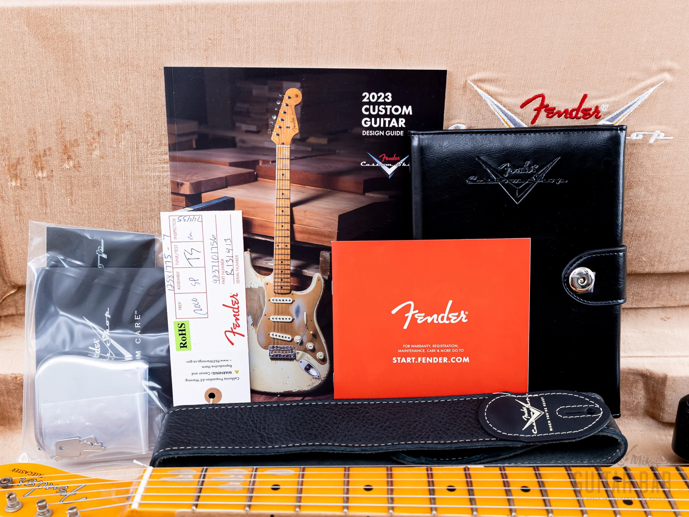 2023 Fender Custom Shop 1952 Telecaster Streamlined U Journeyman Relic Sunburst Blackguard w/ Case, CoA - Image 18