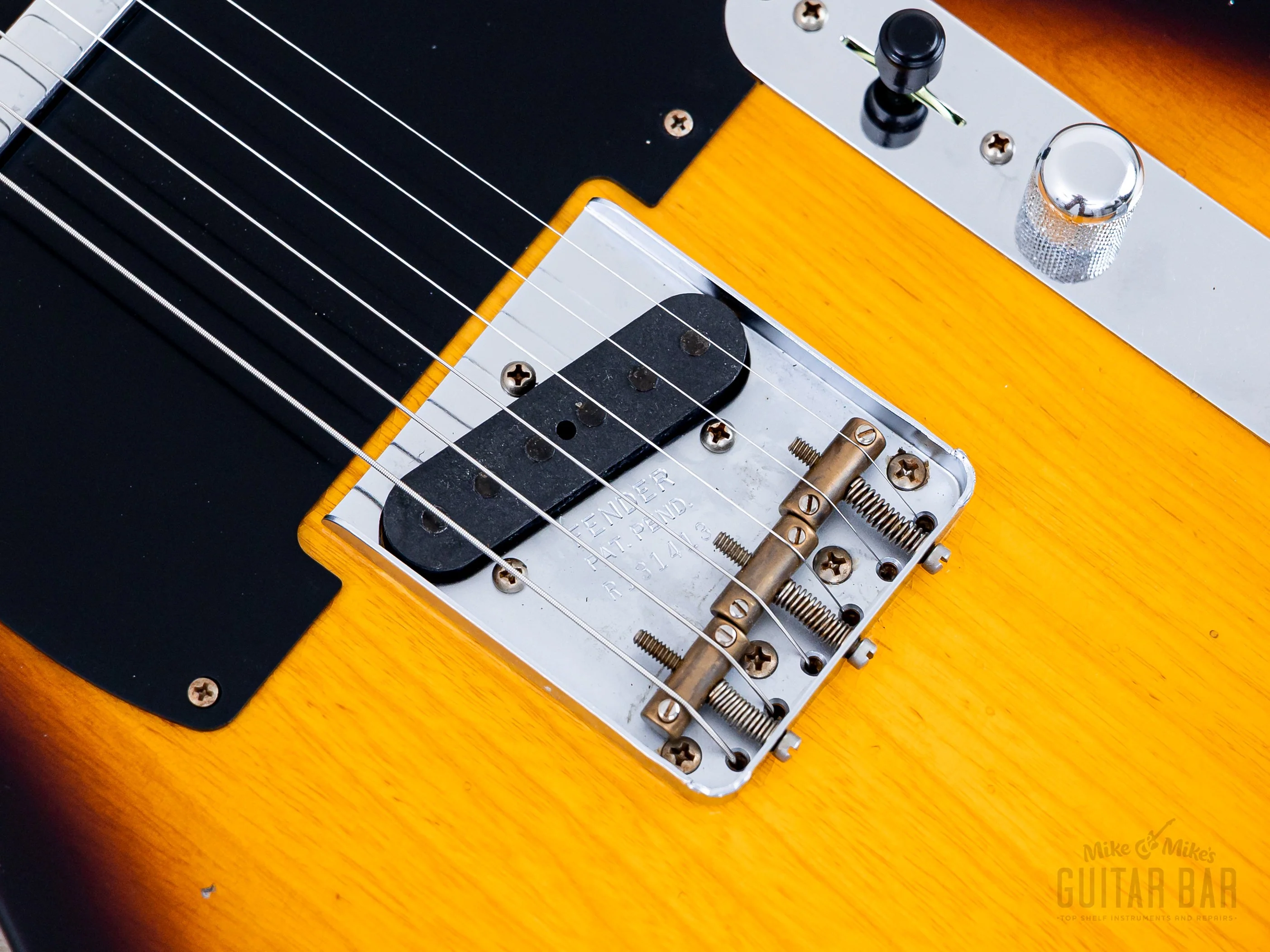 2023 Fender Custom Shop 1952 Telecaster Streamlined U Journeyman Relic Sunburst Blackguard w/ Case, CoA - Image 8