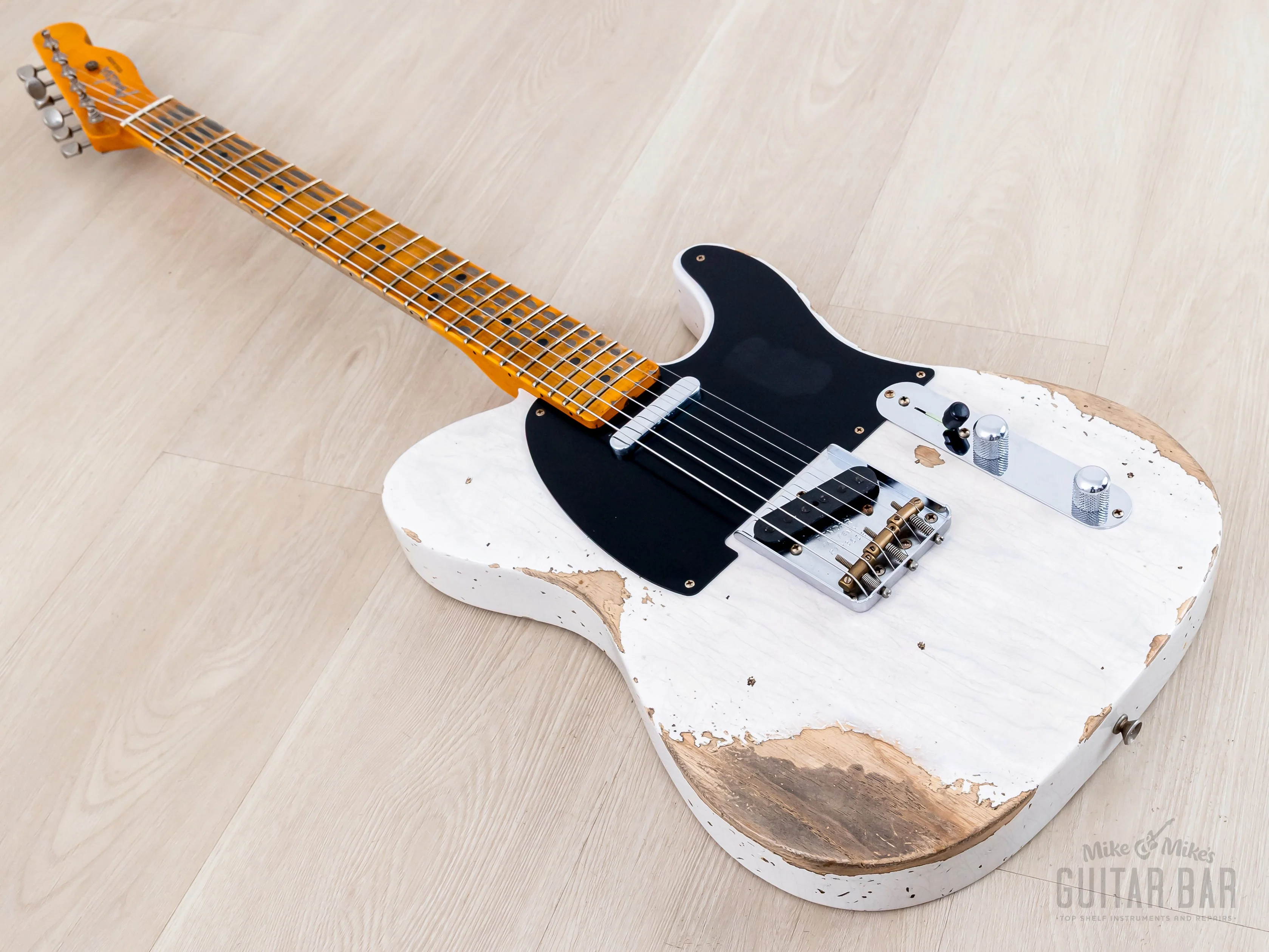 2023 Fender Custom Shop ‘52 Telecaster Heavy Relic Dirty Blonde w/ Streamlined U Neck - Image 10