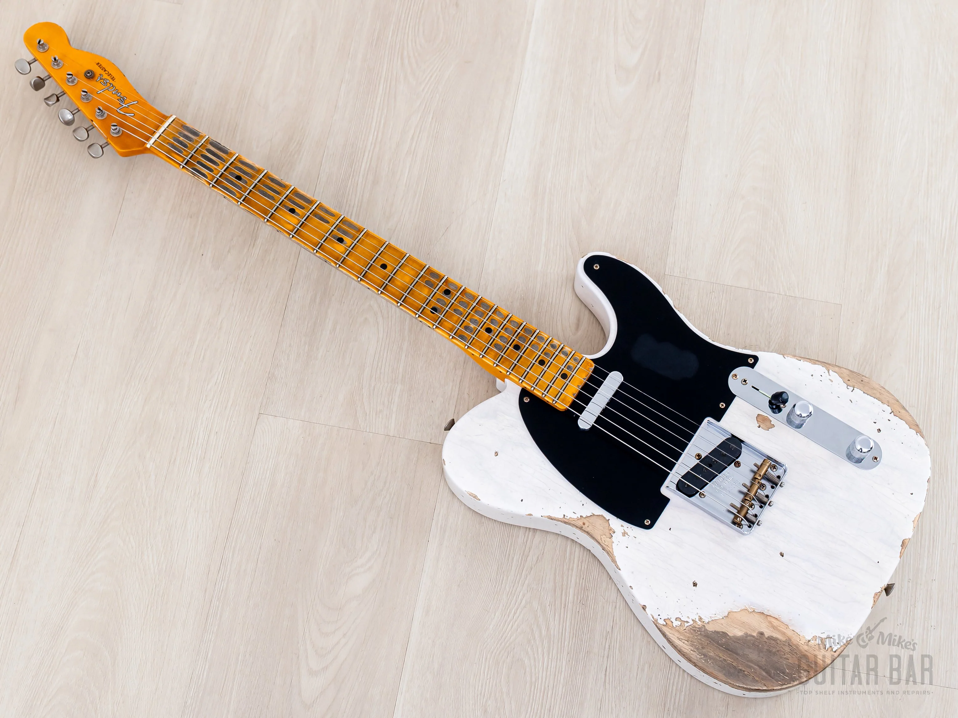 2023 Fender Custom Shop ‘52 Telecaster Heavy Relic Dirty Blonde w/ Streamlined U Neck - Image 11