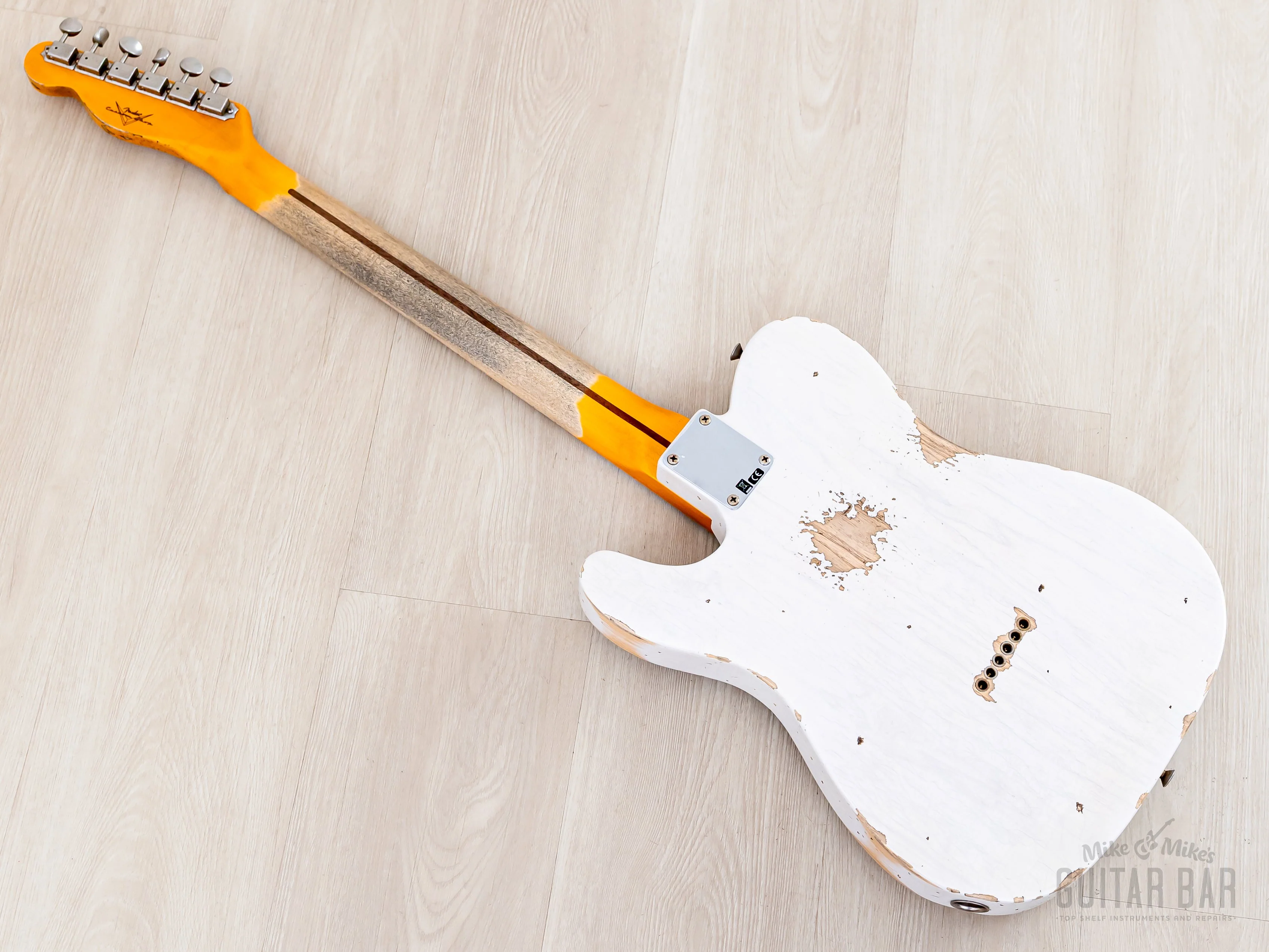 2023 Fender Custom Shop ‘52 Telecaster Heavy Relic Dirty Blonde w/ Streamlined U Neck - Image 12