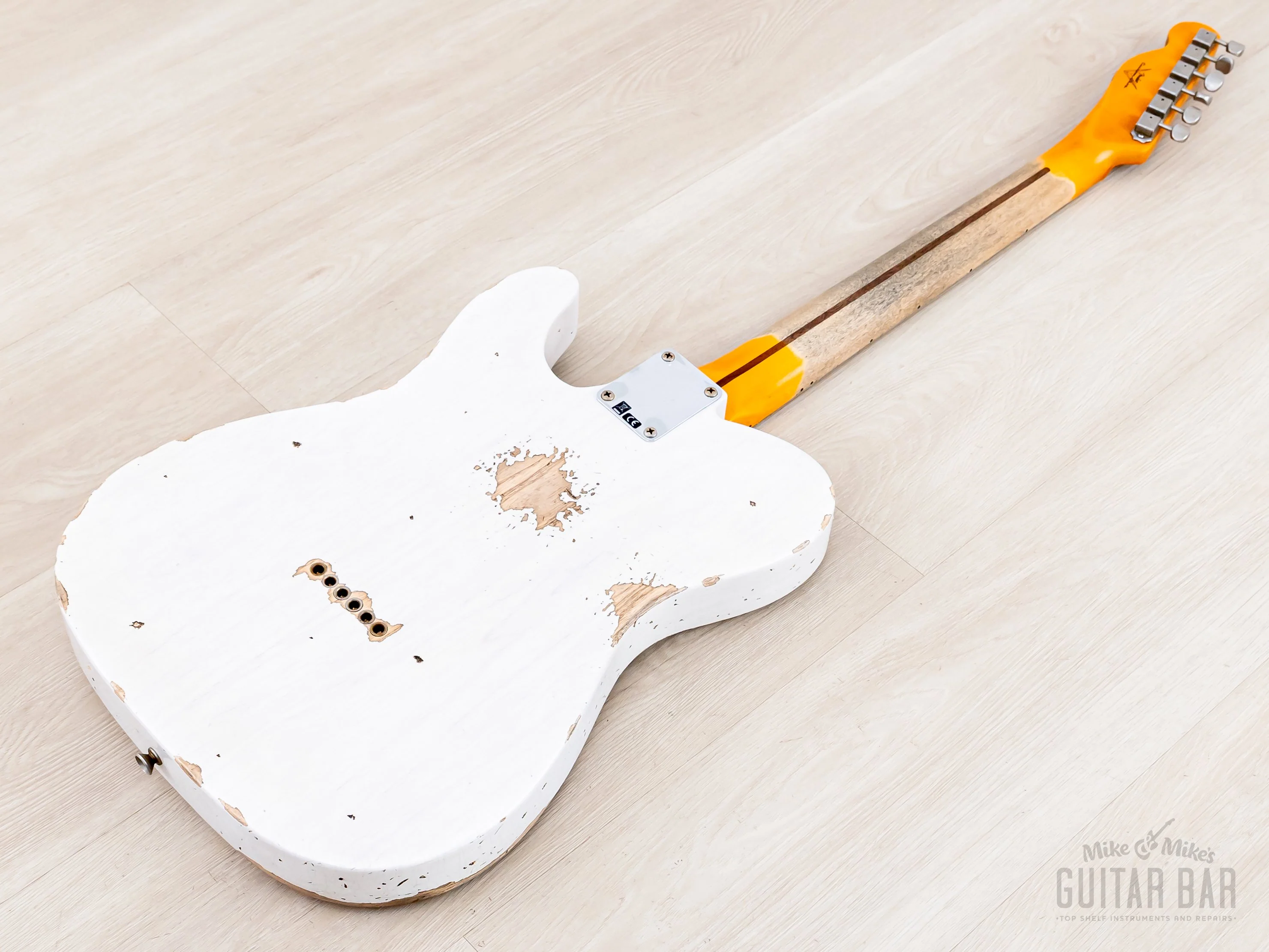 2023 Fender Custom Shop ‘52 Telecaster Heavy Relic Dirty Blonde w/ Streamlined U Neck - Image 13