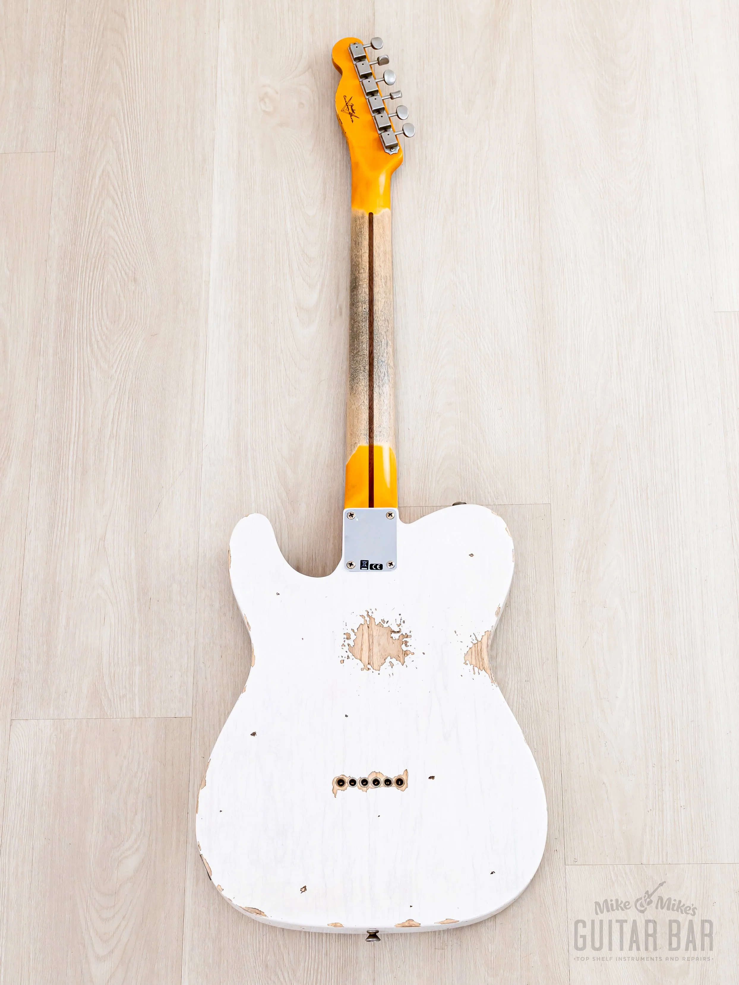 2023 Fender Custom Shop ‘52 Telecaster Heavy Relic Dirty Blonde w/ Streamlined U Neck - Image 3