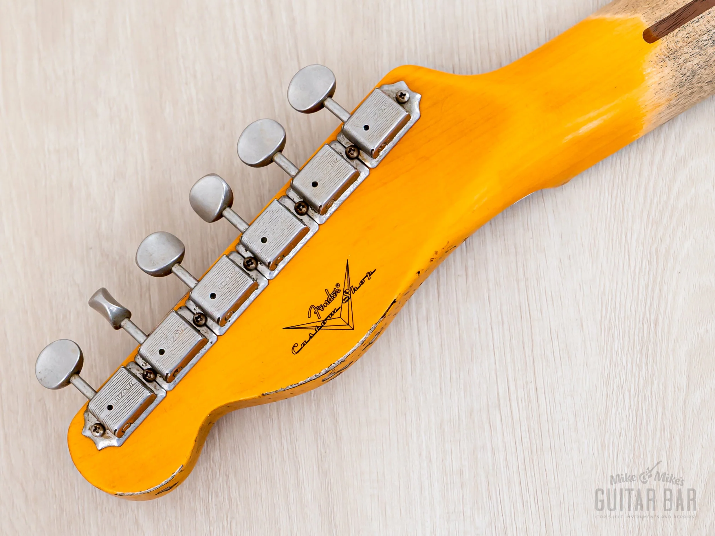 2023 Fender Custom Shop ‘52 Telecaster Heavy Relic Dirty Blonde w/ Streamlined U Neck - Image 5