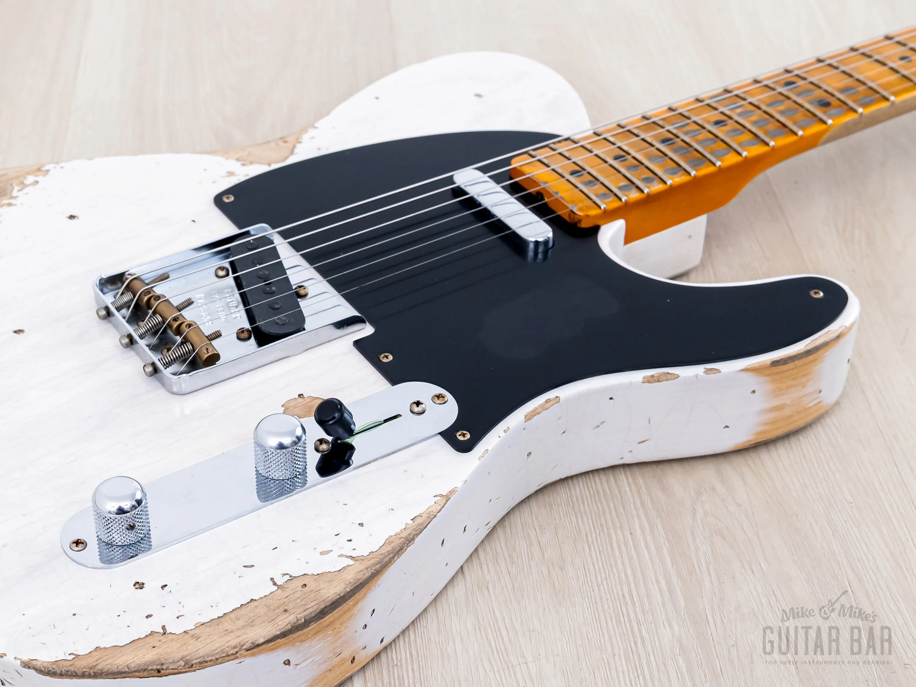 2023 Fender Custom Shop ‘52 Telecaster Heavy Relic Dirty Blonde w/ Streamlined U Neck - Image 6