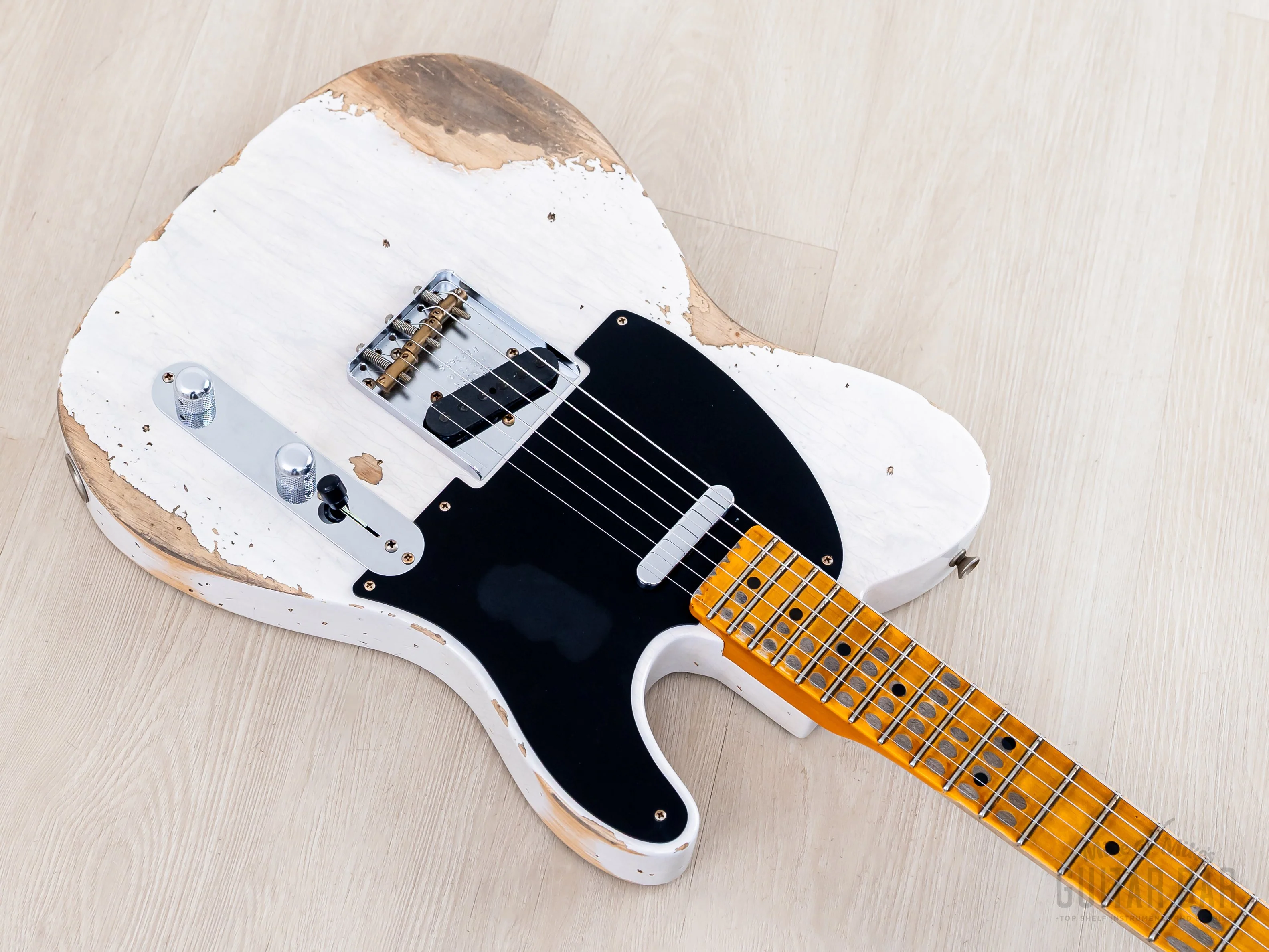 2023 Fender Custom Shop ‘52 Telecaster Heavy Relic Dirty Blonde w/ Streamlined U Neck - Image 7