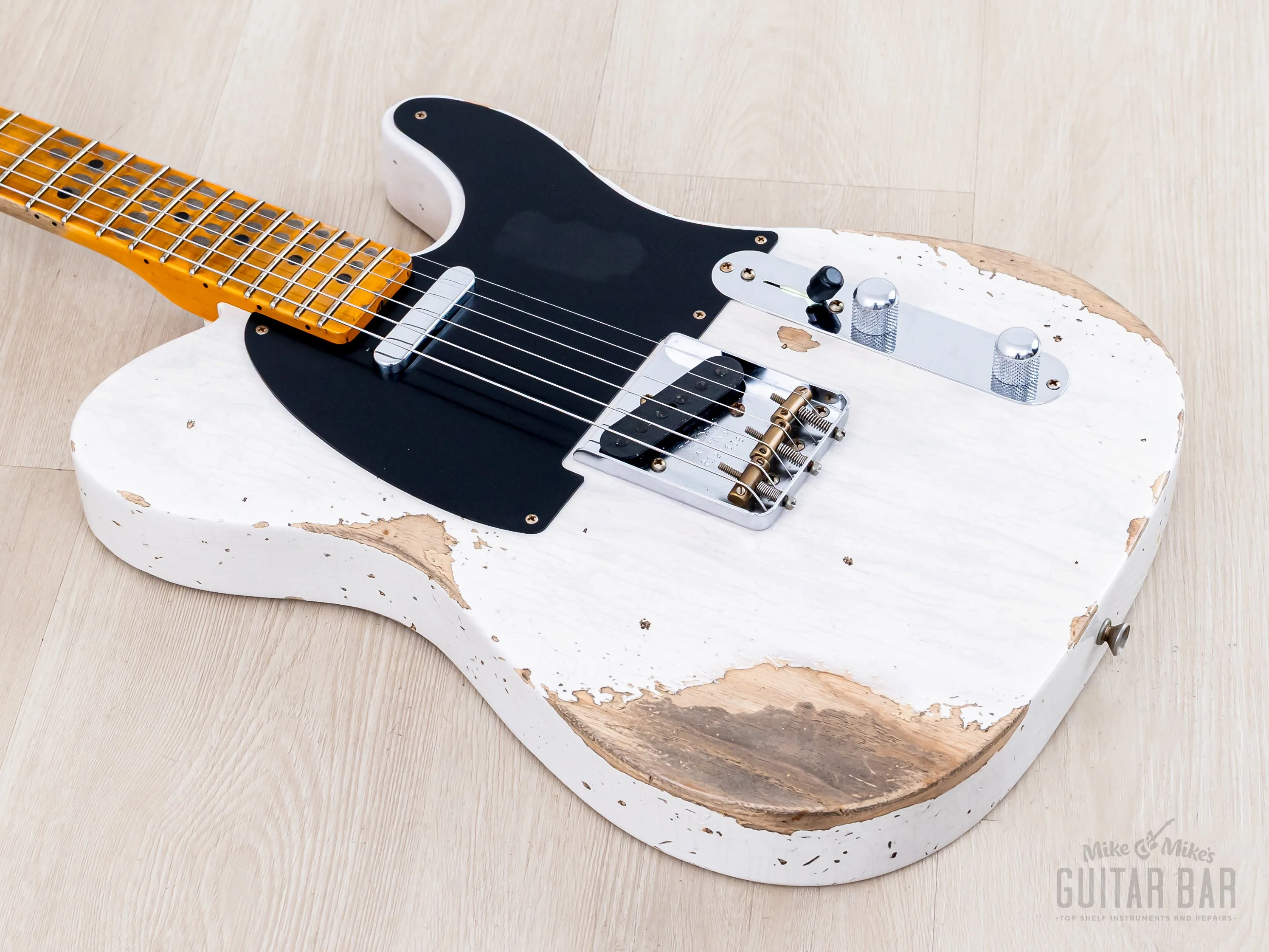 2023 Fender Custom Shop ‘52 Telecaster Heavy Relic Dirty Blonde w/ Streamlined U Neck - Image 8