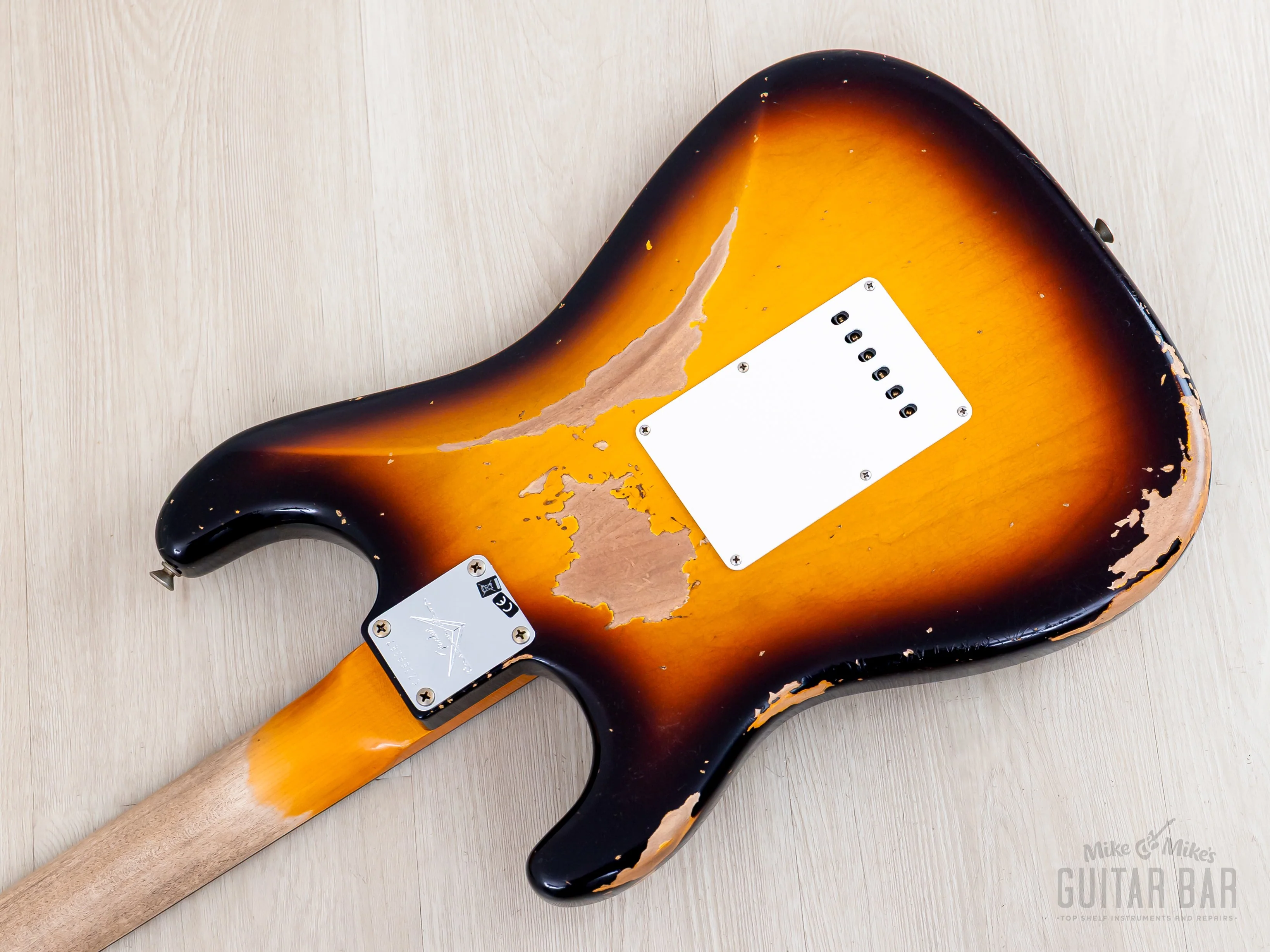 2023 Fender Custom Shop ‘61 Stratocaster Heavy Relic Super Faded/Aged Three-Tone Sunburst w/ Texas Specials - Image 13