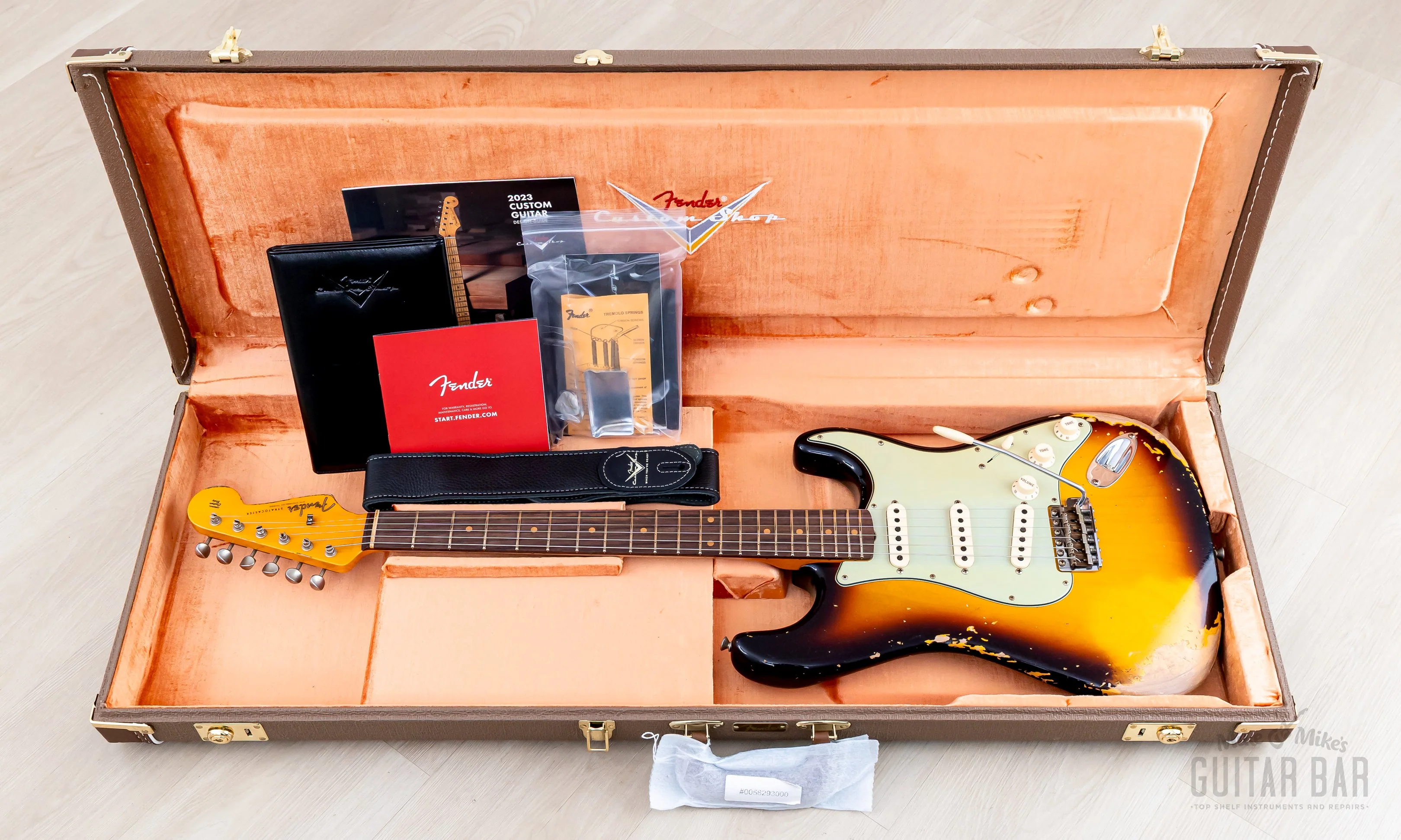 2023 Fender Custom Shop ‘61 Stratocaster Heavy Relic Super Faded/Aged Three-Tone Sunburst w/ Texas Specials - Image 18
