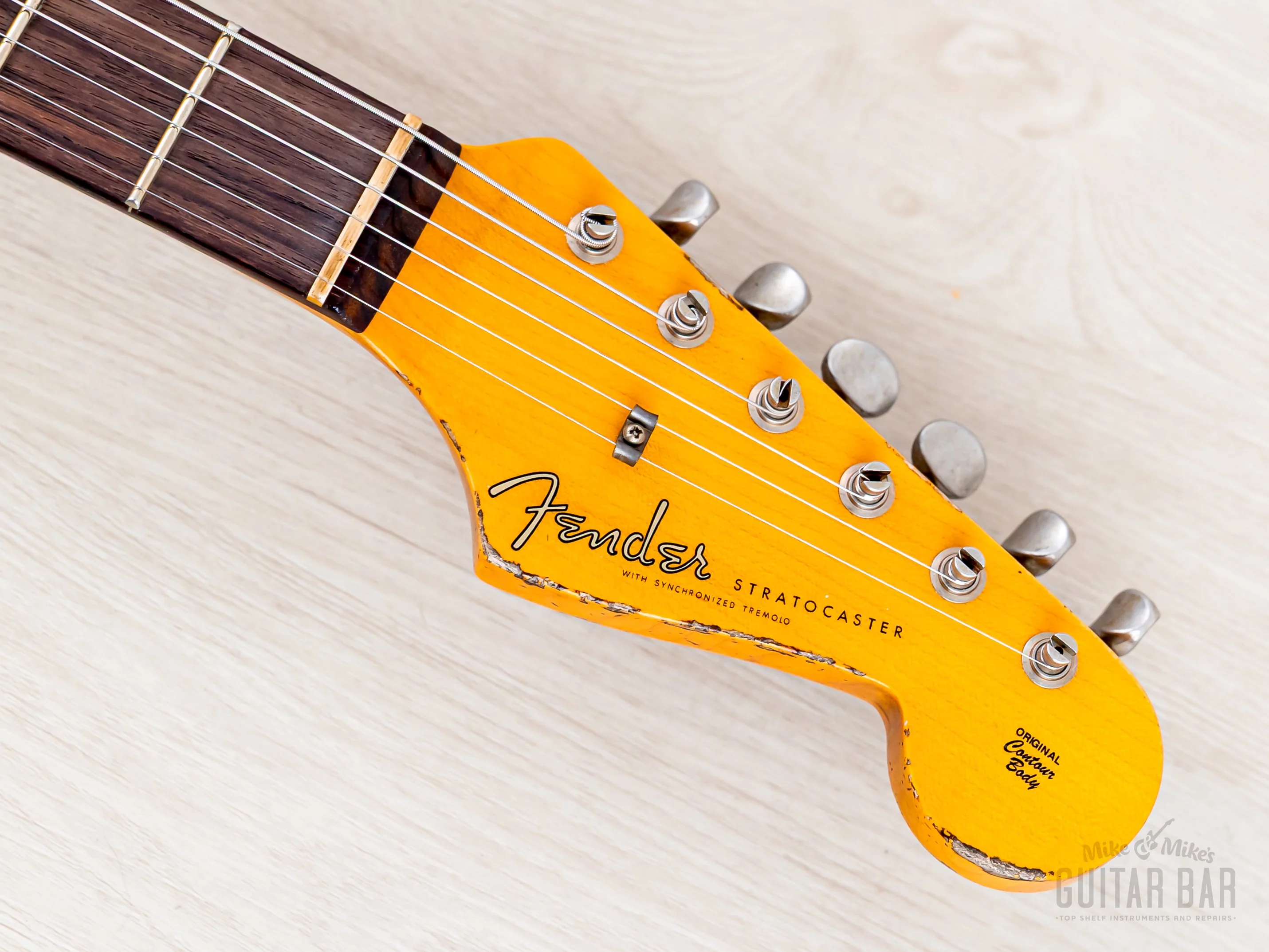 2023 Fender Custom Shop ‘61 Stratocaster Heavy Relic Super Faded/Aged Three-Tone Sunburst w/ Texas Specials - Image 4