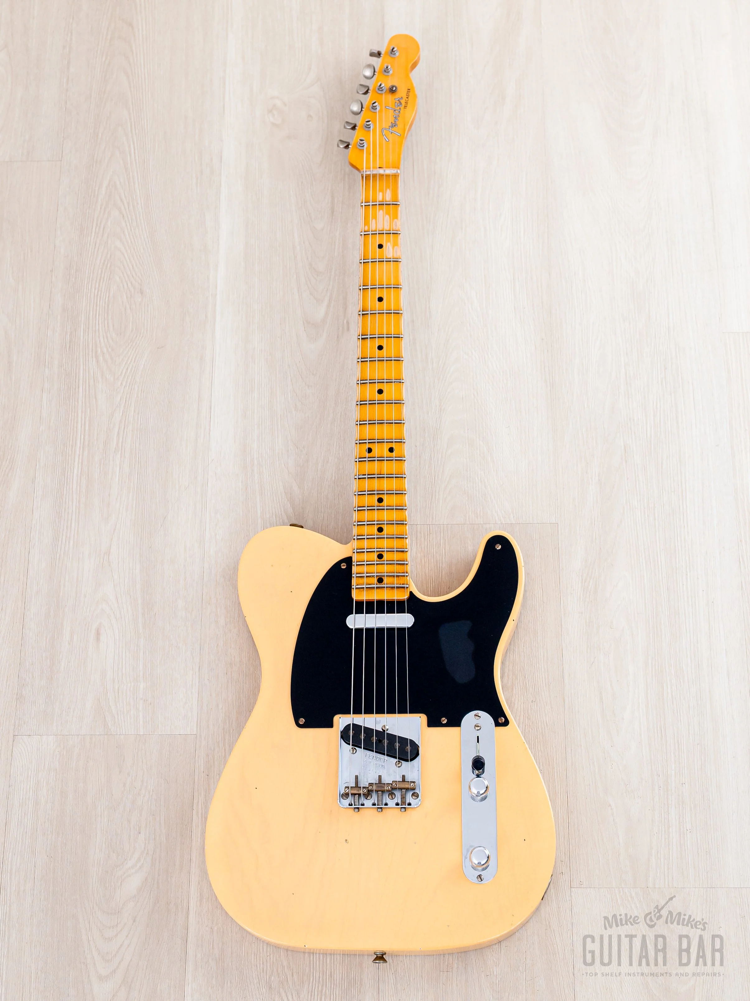 2023 Fender Custom Shop B2 1952 Telecaster Journeyman Relic Aged Nocaster Blonde Flash Coat w/ Case, CoA - Image 2