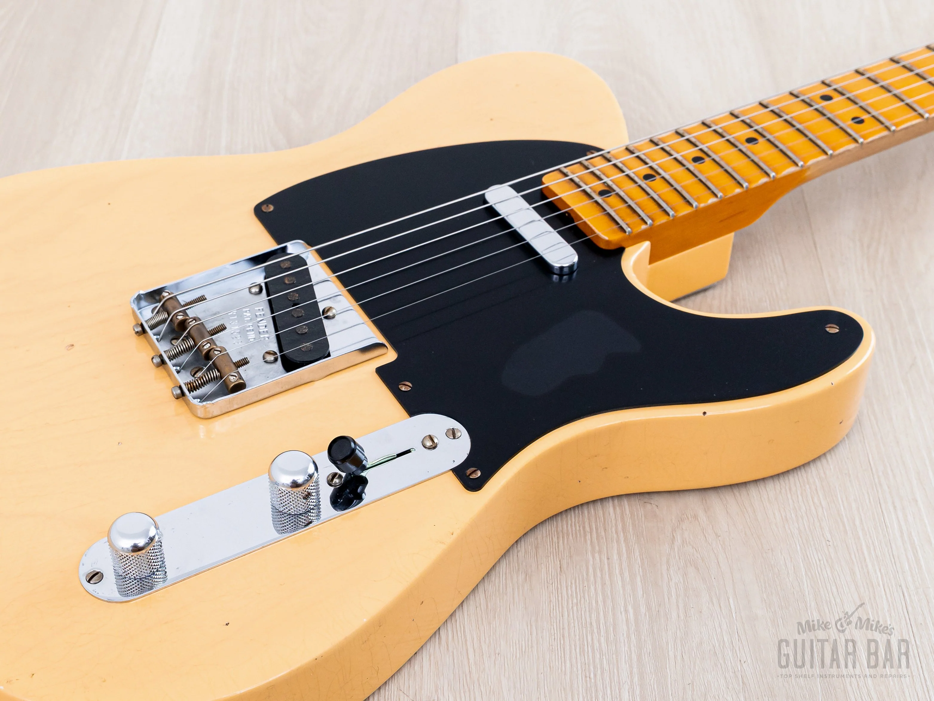 2023 Fender Custom Shop B2 1952 Telecaster Journeyman Relic Aged Nocaster Blonde Flash Coat w/ Case, CoA - Image 6