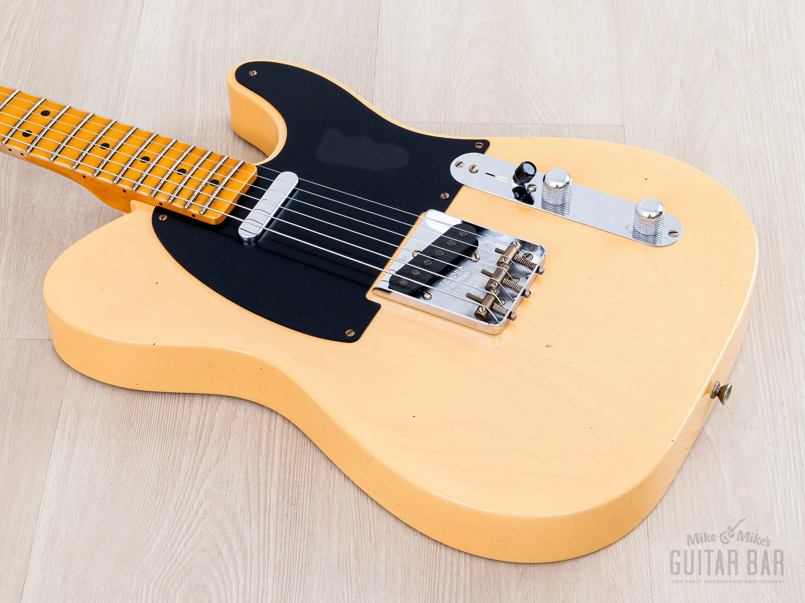 2023 Fender Custom Shop B2 1952 Telecaster Journeyman Relic Aged Nocaster Blonde Flash Coat w/ Case, CoA - Image 8