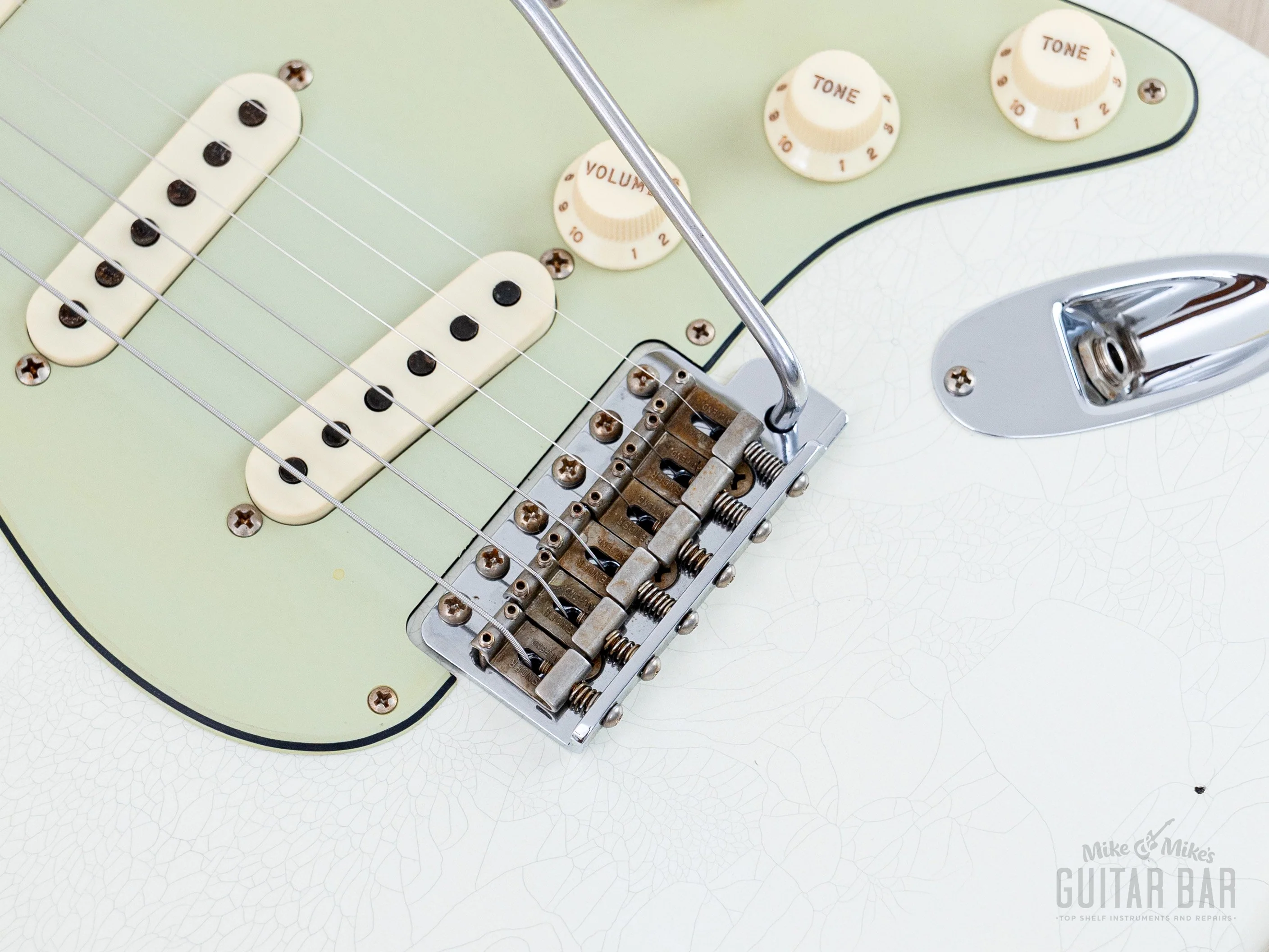 2023 Fender Custom Shop Limited Edition 1959 Special Stratocaster Journeyman Relic Olympic White w/ Case, CoA - Image 8