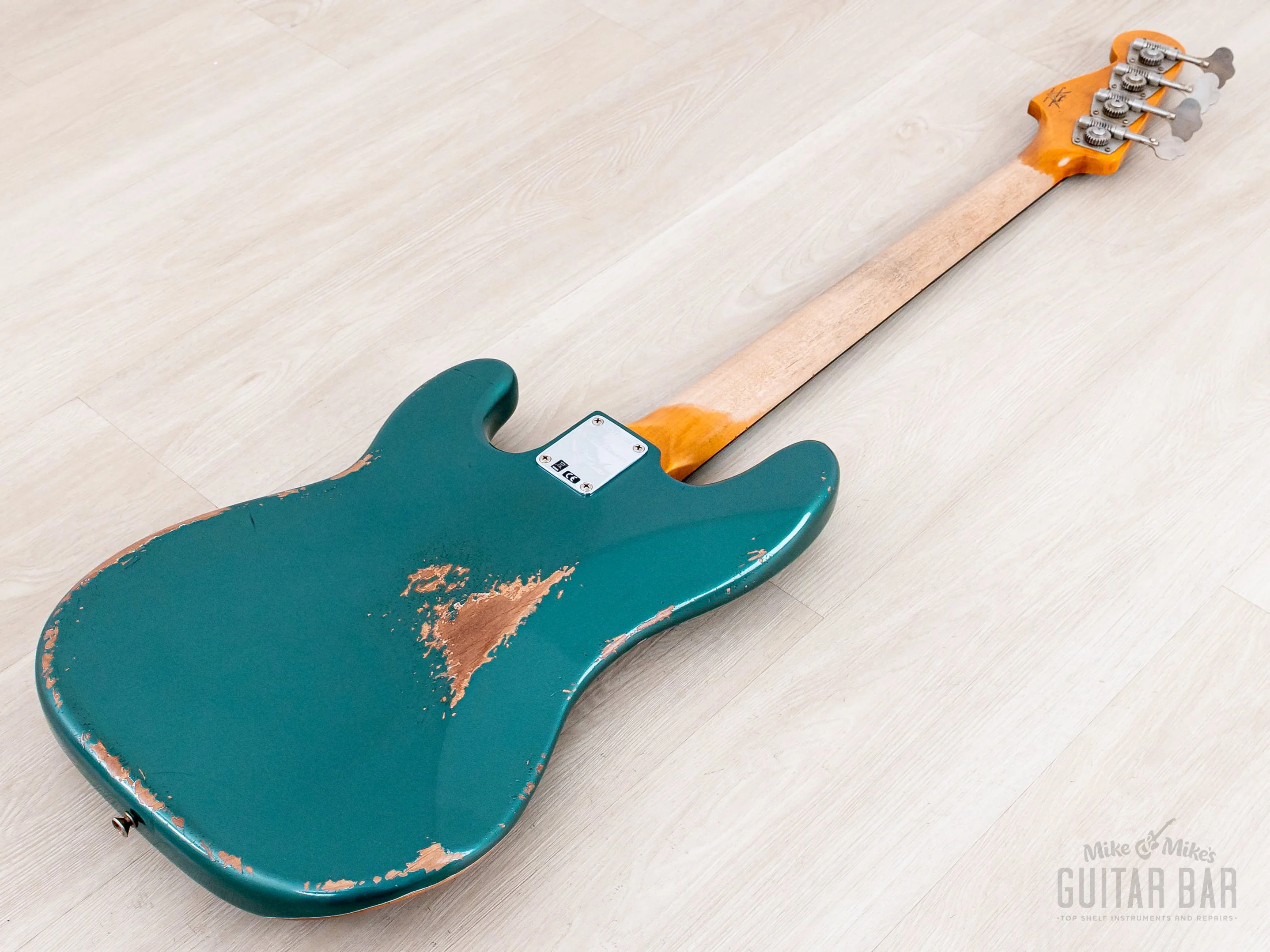 2023 Fender Custom Shop Limited Edition 1960 Precision Bass Heavy Relic Sherwood Green - Image 14