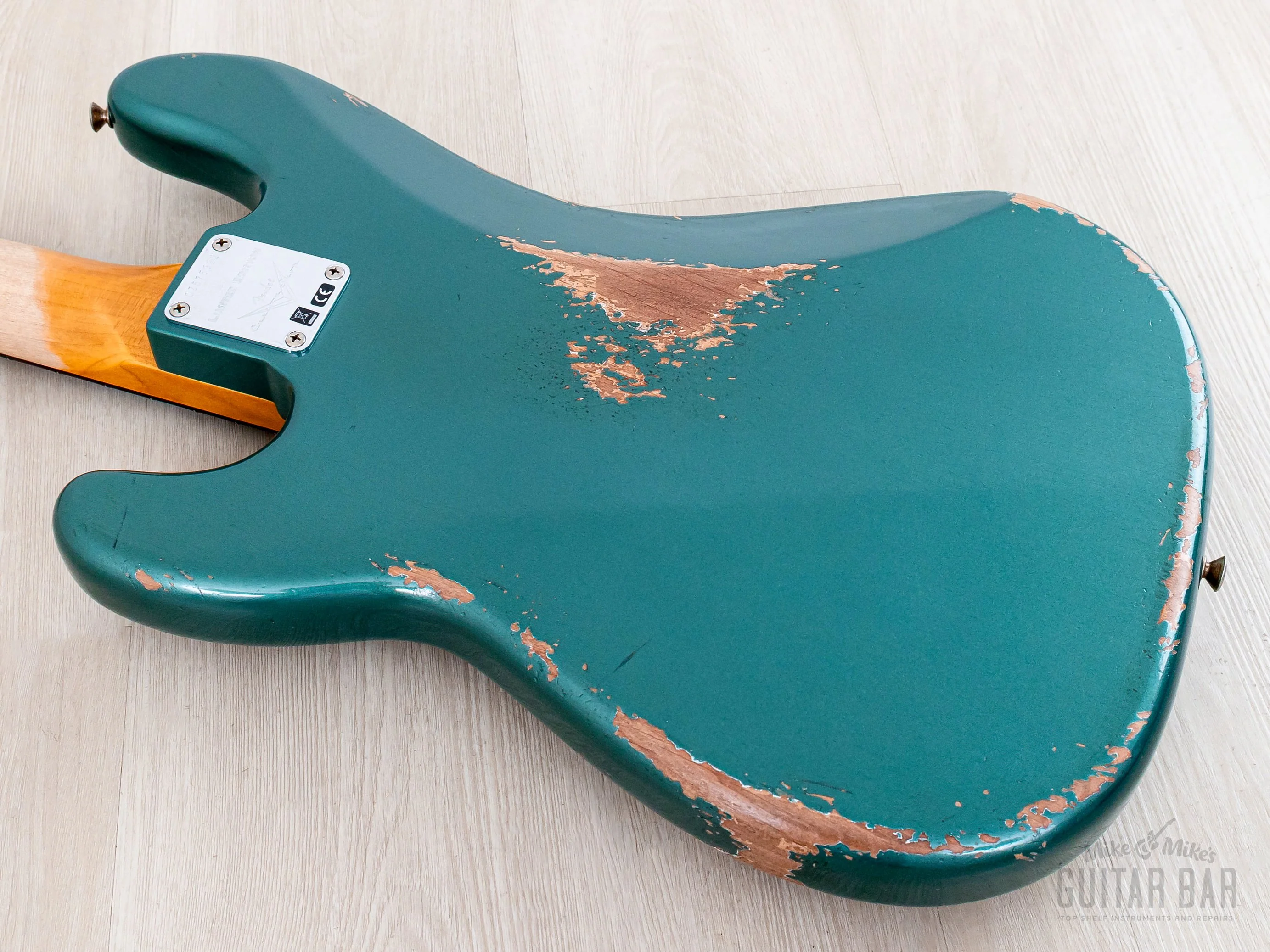 2023 Fender Custom Shop Limited Edition 1960 Precision Bass Heavy Relic Sherwood Green - Image 16