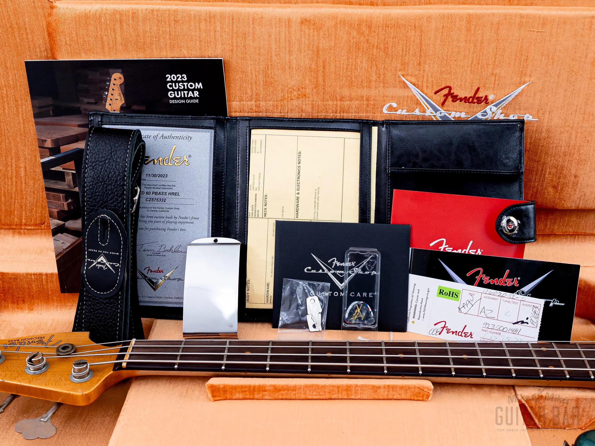 2023 Fender Custom Shop Limited Edition 1960 Precision Bass Heavy Relic Sherwood Green - Image 19