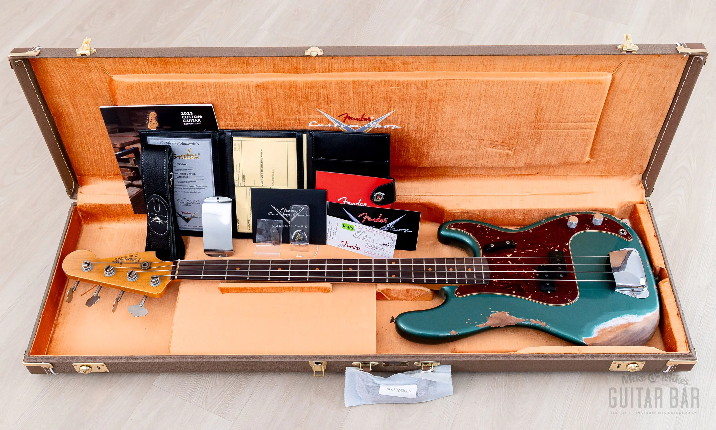 2023 Fender Custom Shop Limited Edition 1960 Precision Bass Heavy Relic Sherwood Green - Image 20
