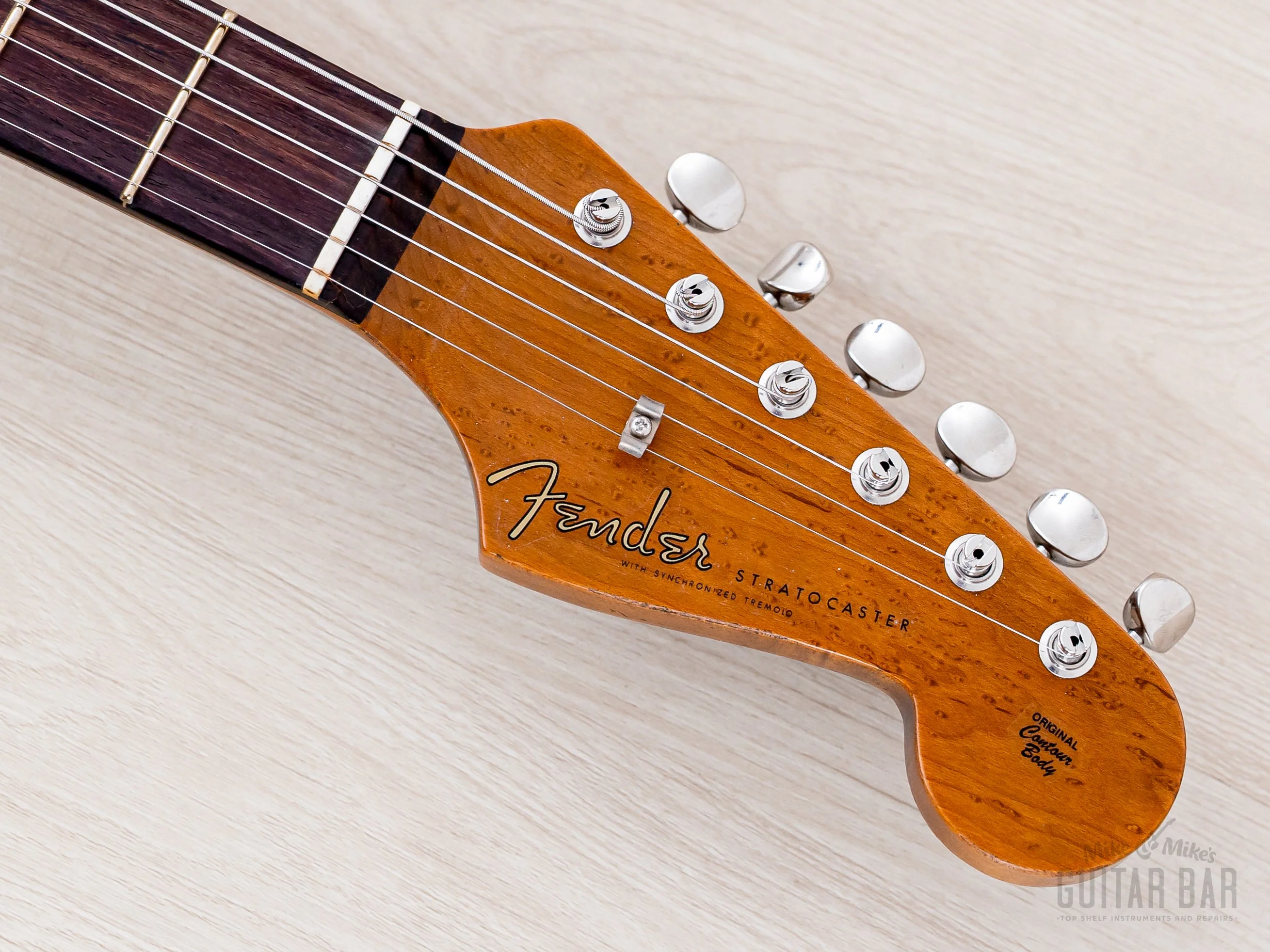 2023 Fender Custom Shop Limited Edition 1960 Stratocaster Roasted Relic Faded Fiesta Red w/ Case, CoA - Image 4