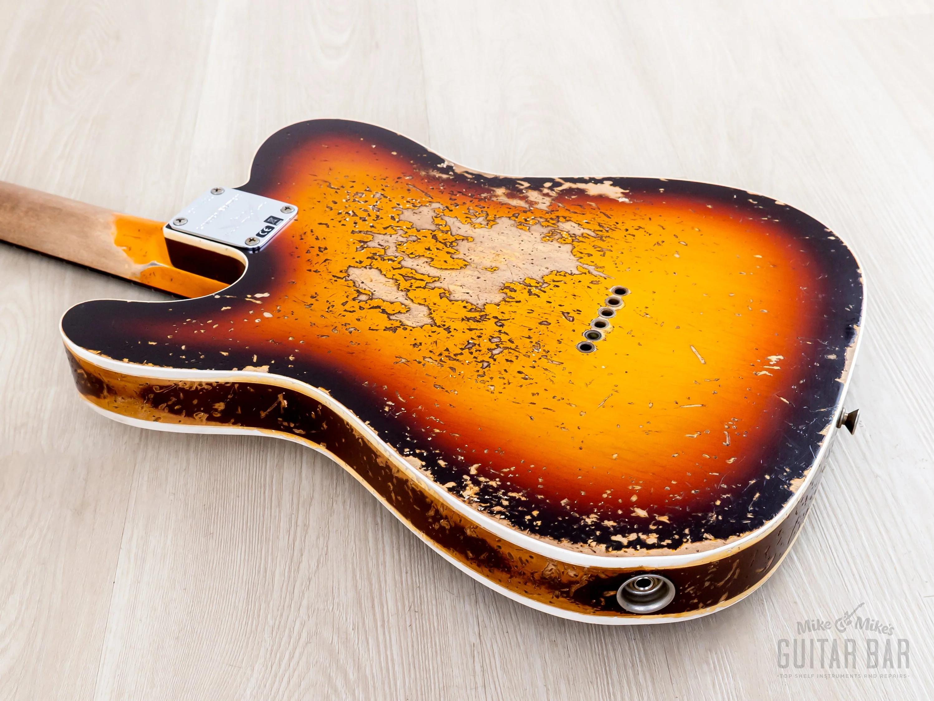 2023 Fender Custom Shop Limited Edition ‘59 Telecaster Custom Super Heavy Relic Sunburst - Image 18