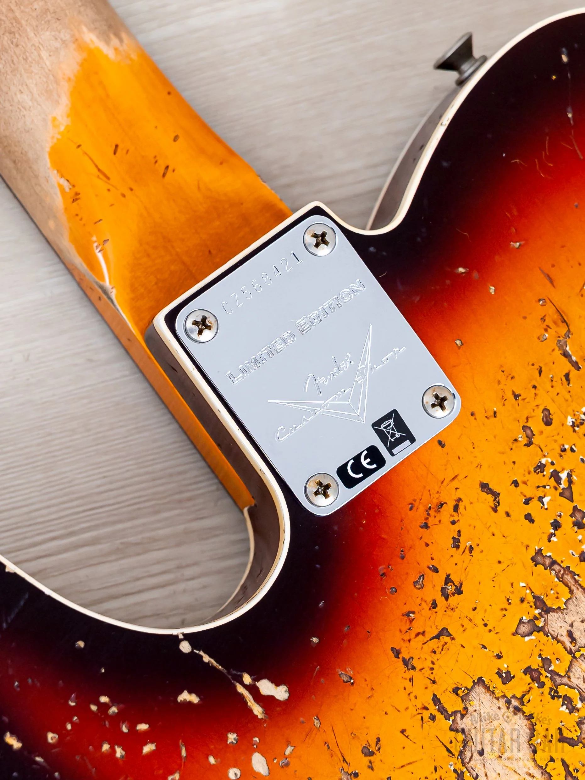 2023 Fender Custom Shop Limited Edition ‘59 Telecaster Custom Super Heavy Relic Sunburst - Image 19