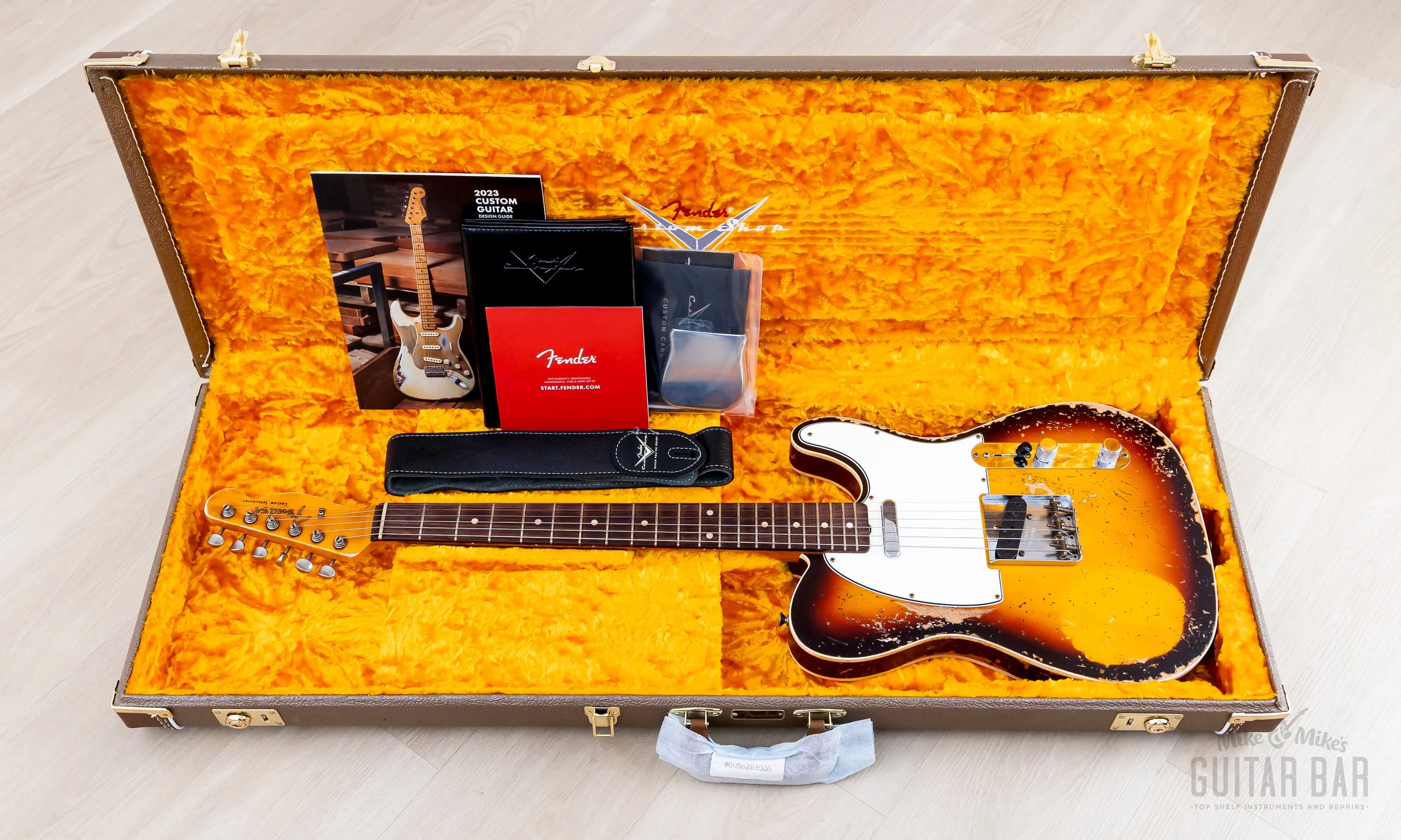 2023 Fender Custom Shop Limited Edition ‘59 Telecaster Custom Super Heavy Relic Sunburst - Image 22