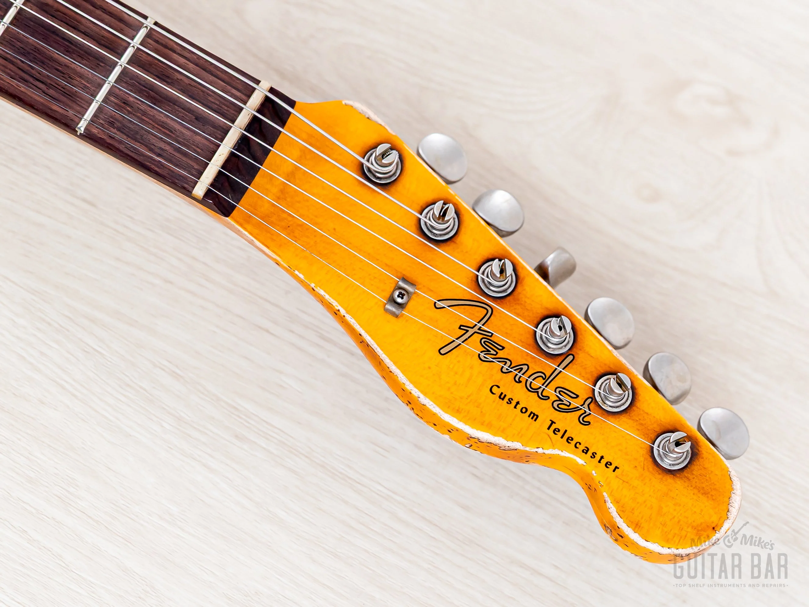 2023 Fender Custom Shop Limited Edition ‘59 Telecaster Custom Super Heavy Relic Sunburst - Image 4