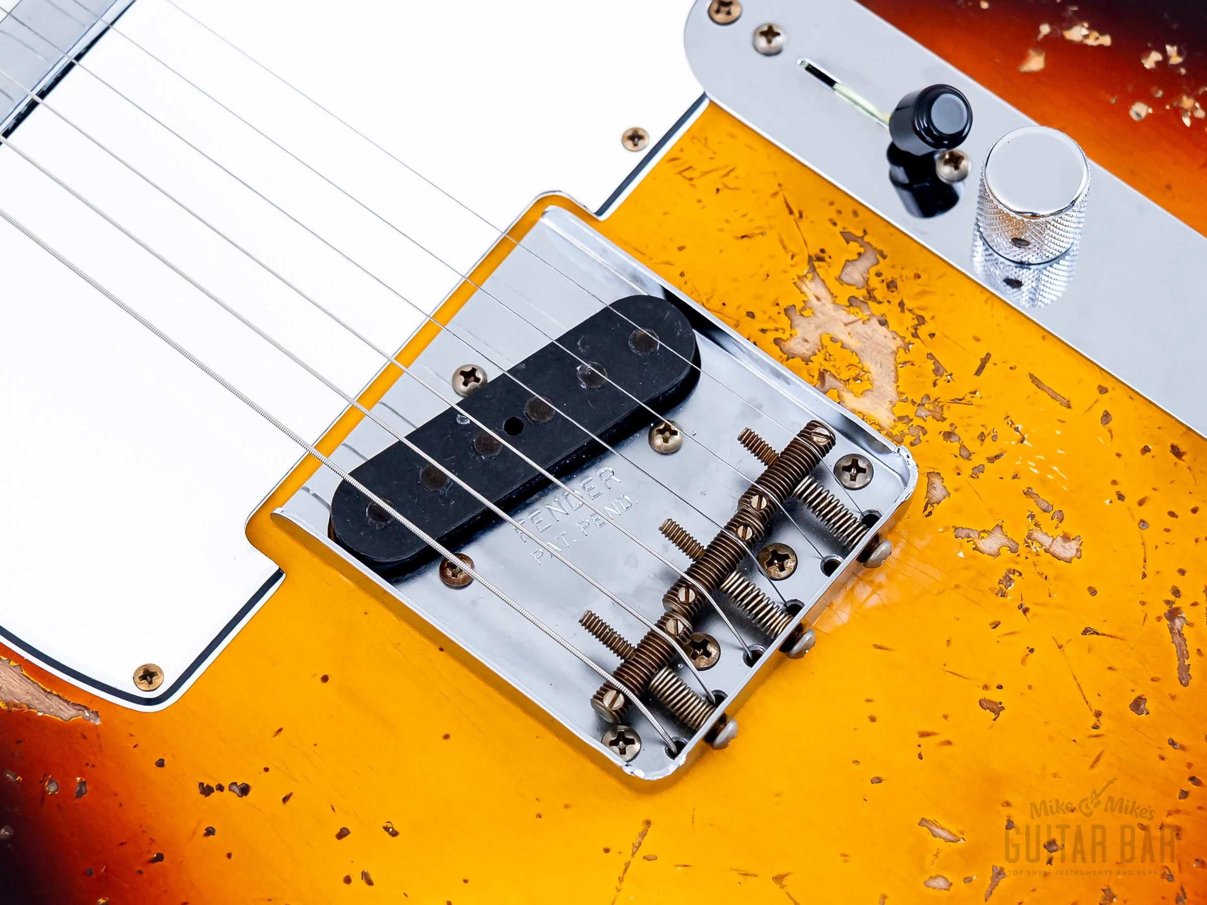 2023 Fender Custom Shop Limited Edition ‘59 Telecaster Custom Super Heavy Relic Sunburst - Image 9