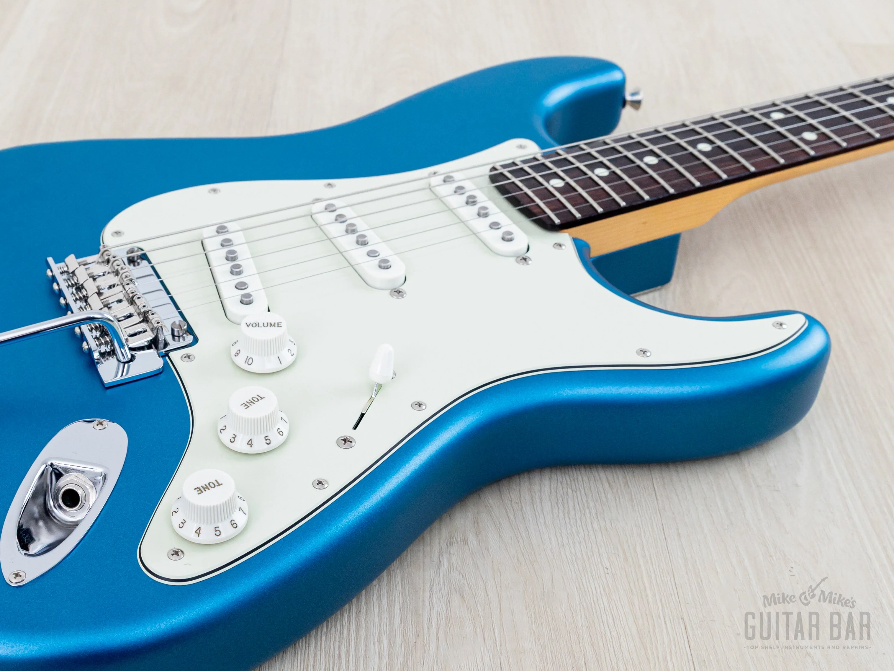 2023 Fender Hybrid II '60s Stratocaster FSR Satin Lake Placid Blue + Headstock, Near-Mint w/ Hangtags, Japan MIJ - Image 6