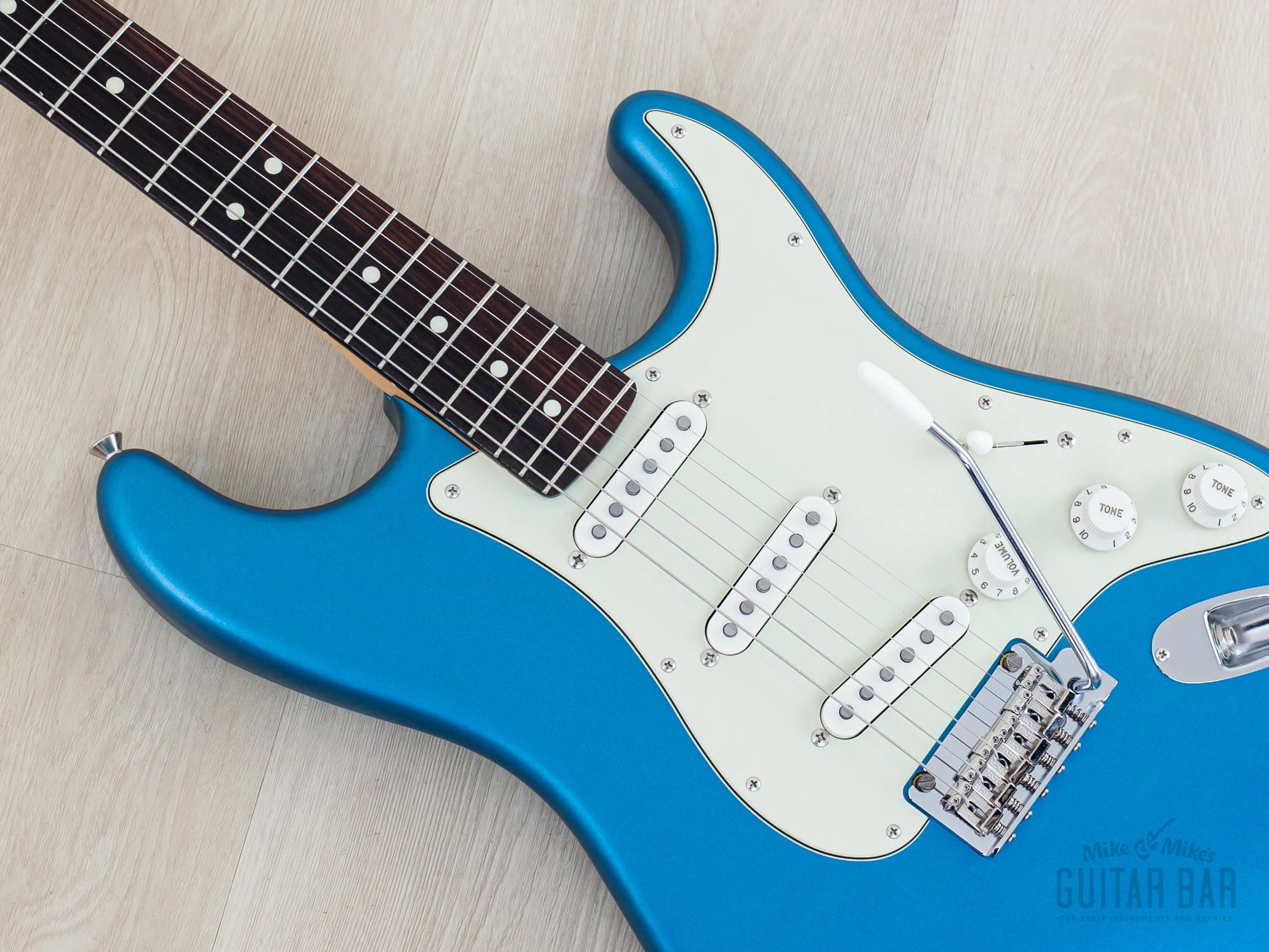 2023 Fender Hybrid II '60s Stratocaster FSR Satin Lake Placid Blue + Headstock, Near-Mint w/ Hangtags, Japan MIJ - Image 7