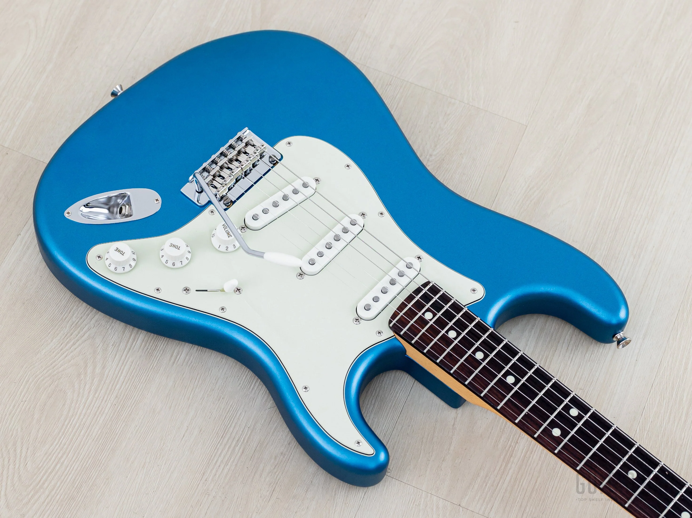 2023 Fender Hybrid II '60s Stratocaster FSR Satin Lake Placid Blue + Headstock, Near-Mint w/ Hangtags, Japan MIJ - Image 9