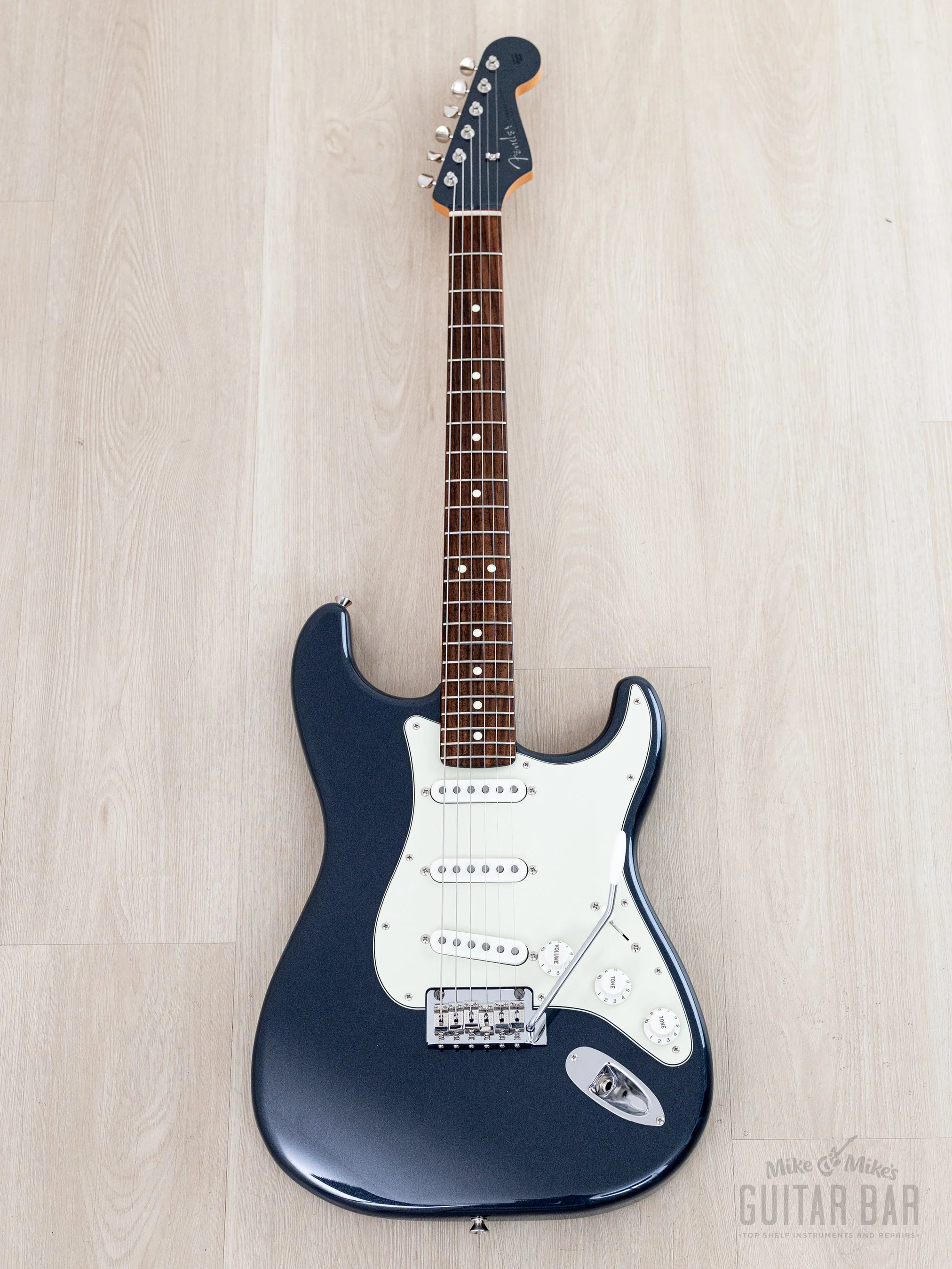 2023 Fender Hybrid II Stratocaster FSR Charcoal Frost + Headstock, Near-Mint w/ Hangtags, Japan MIJ - Image 2