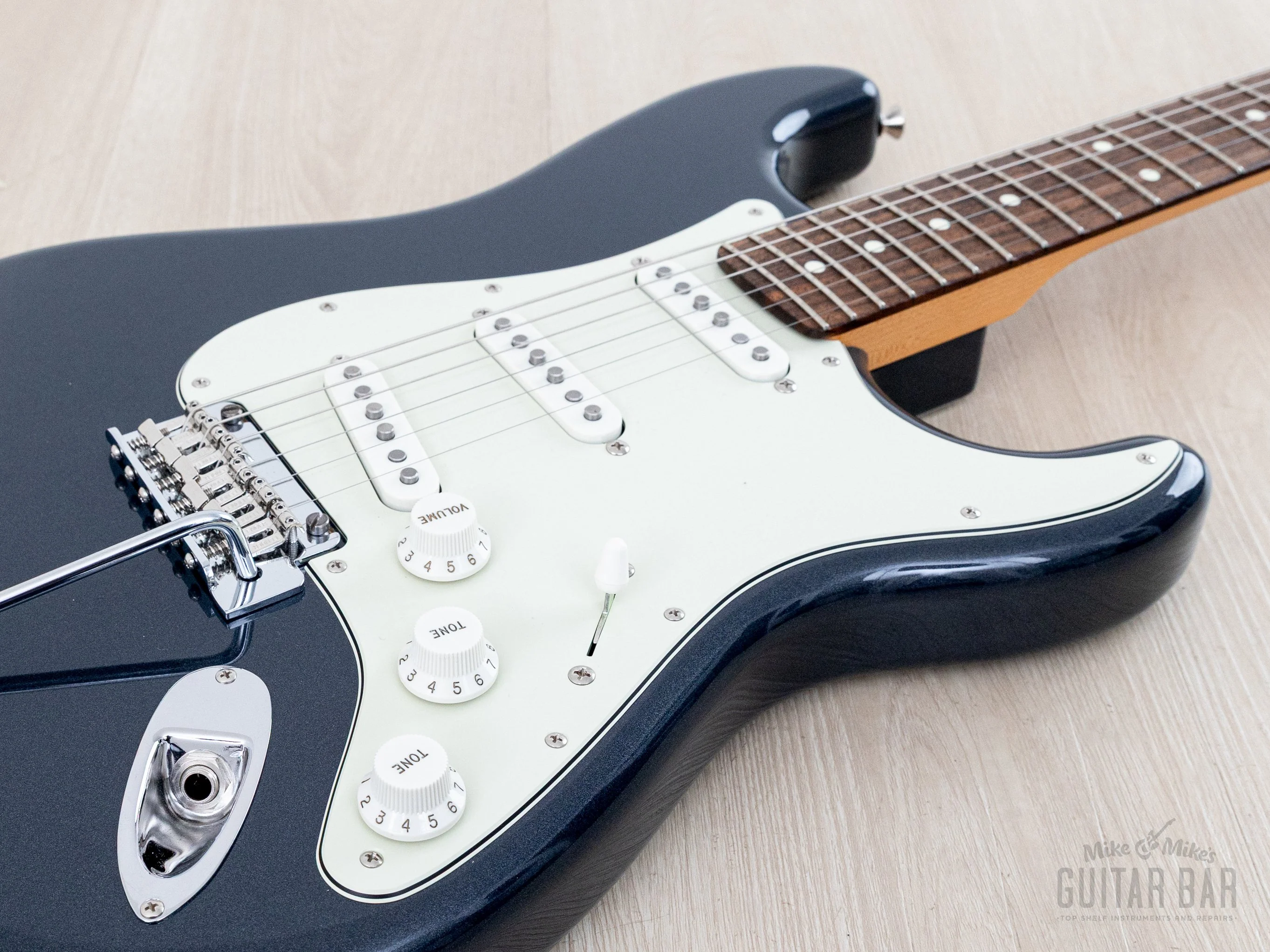 2023 Fender Hybrid II Stratocaster FSR Charcoal Frost + Headstock, Near-Mint w/ Hangtags, Japan MIJ - Image 6